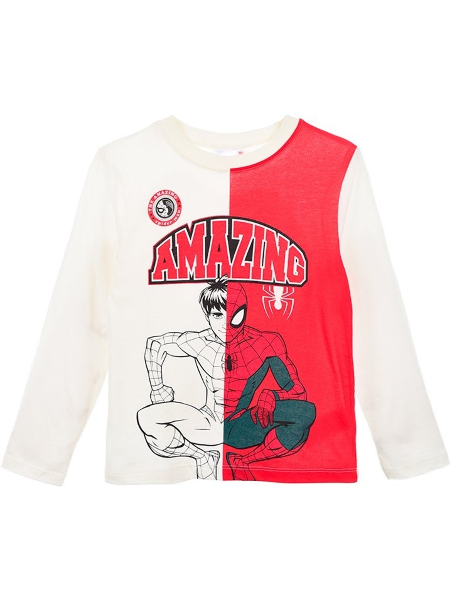 T-shirt spiderman| licence officielle - Blanc