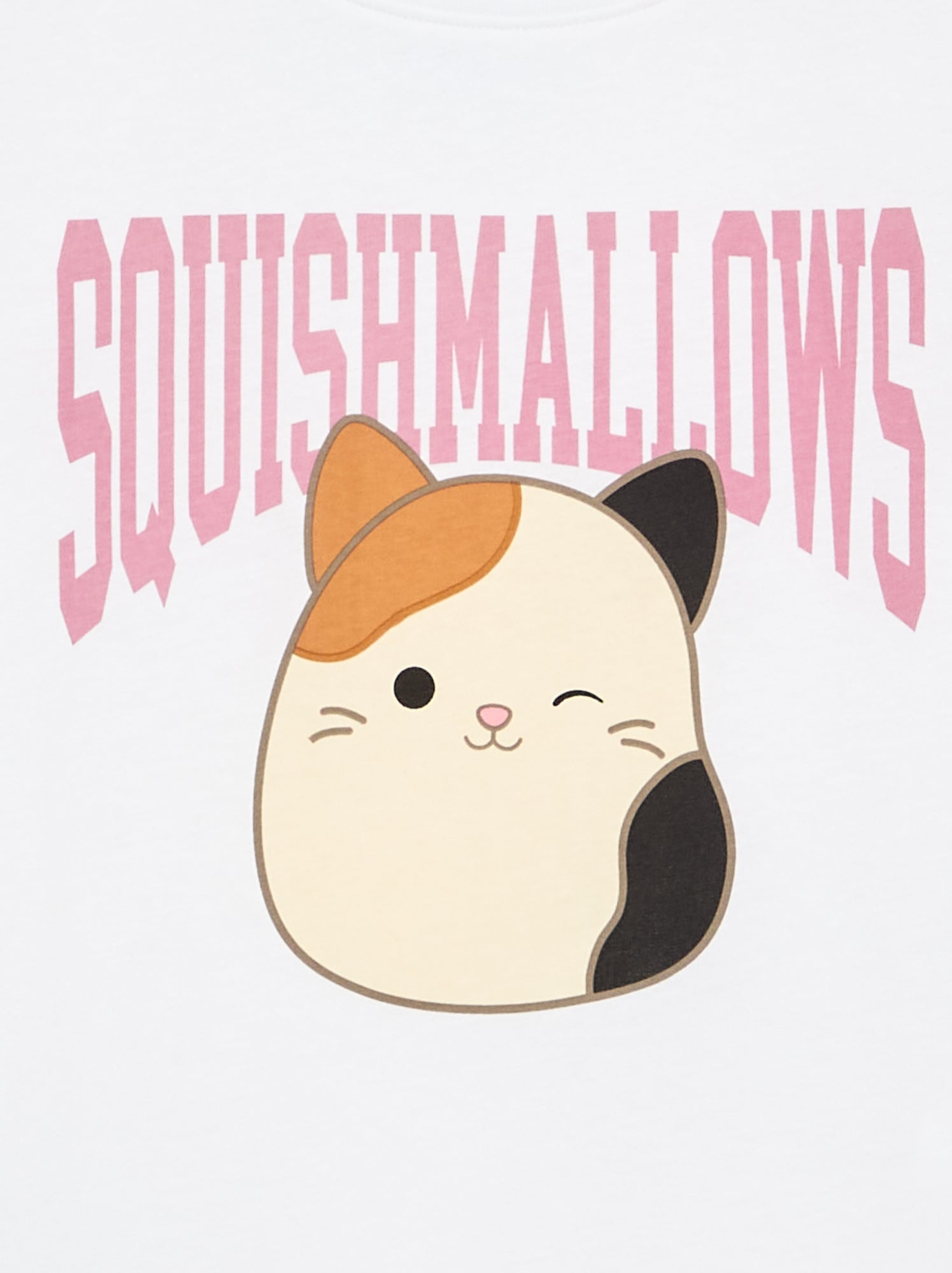 T-shirt 'Squishmallows' à manches longues - Blanc