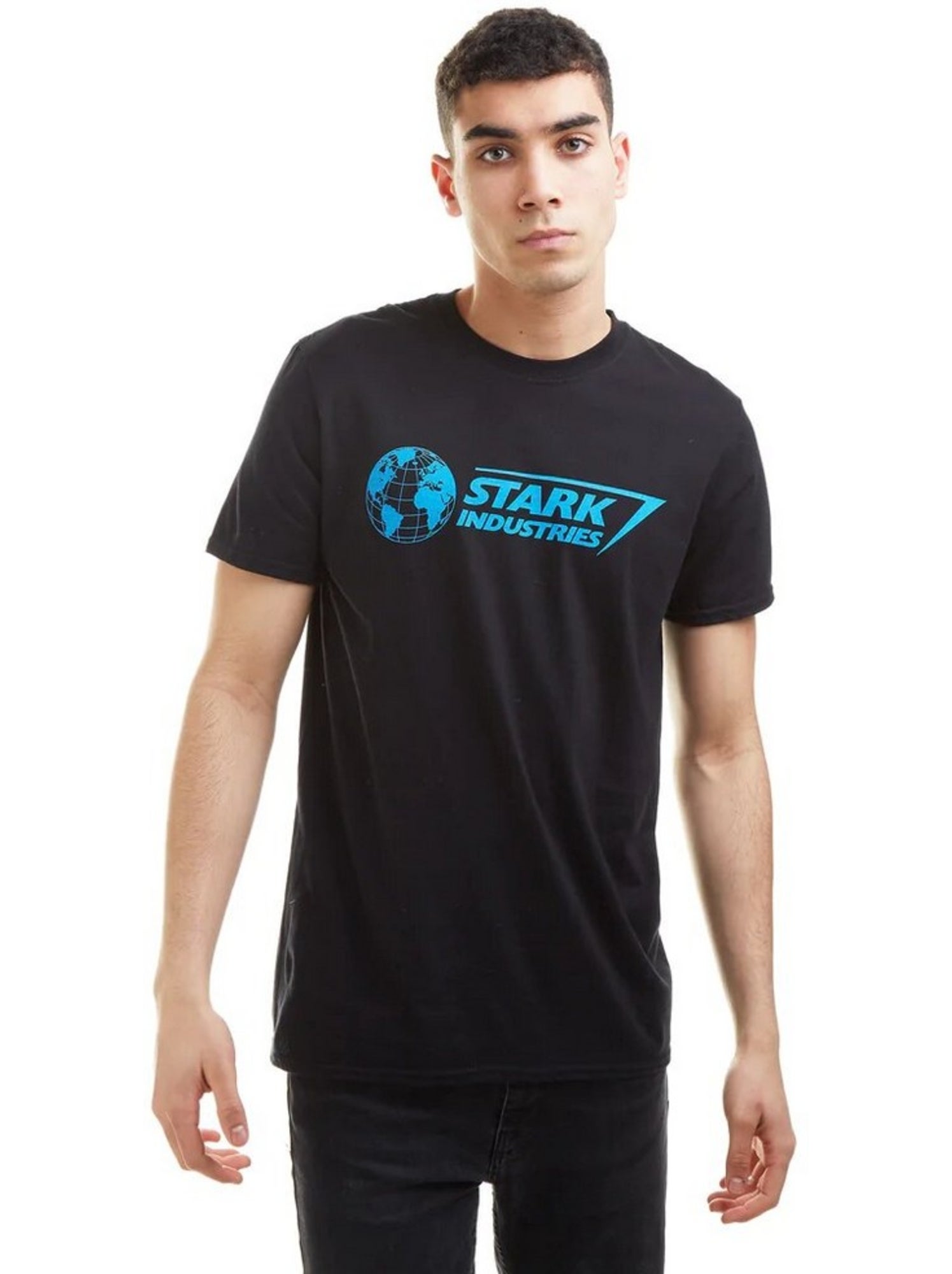 T-shirt stark industries - marvel - Noir Bleu
