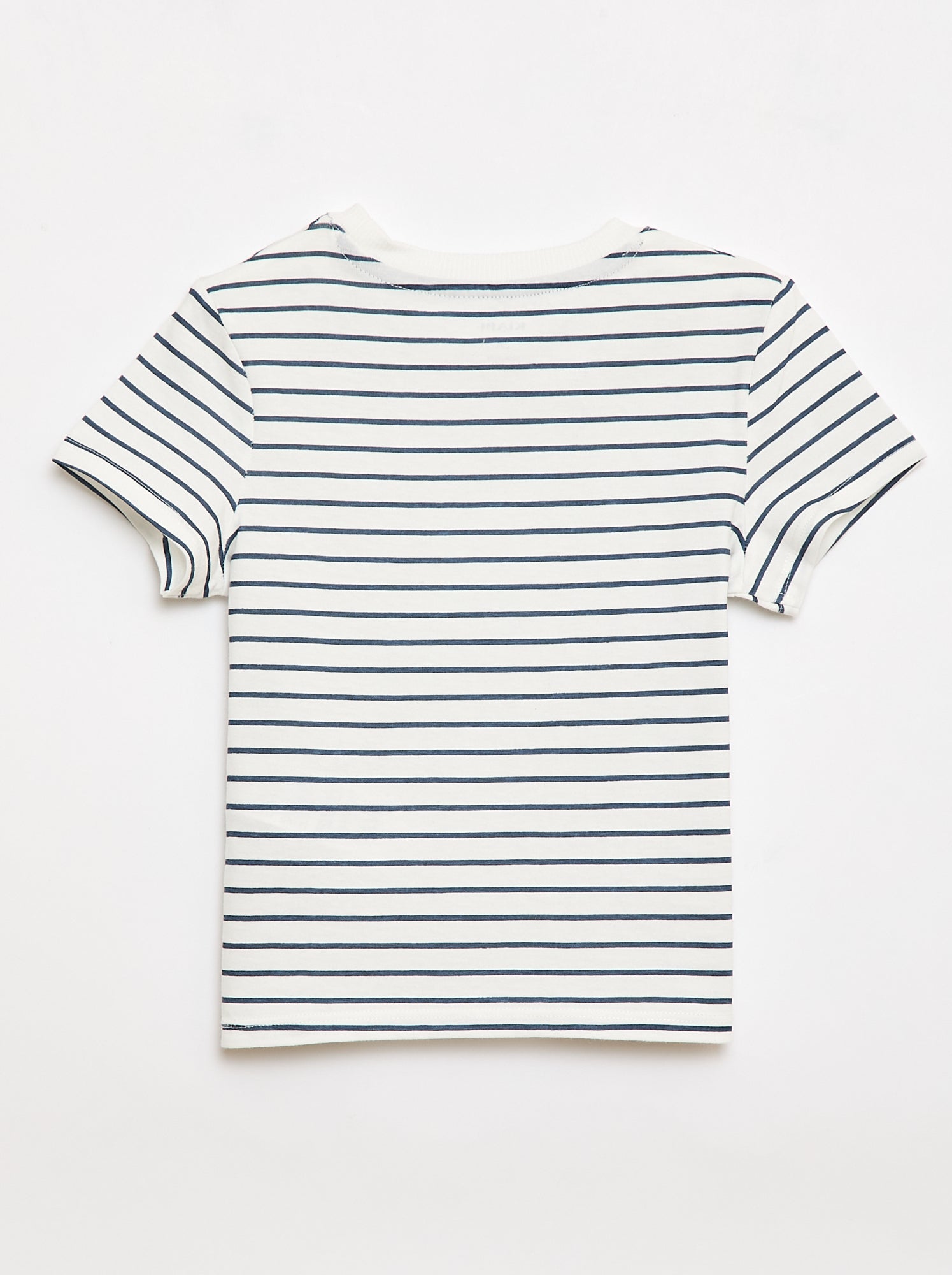 T-shirt uni en jersey coton - Blanc (FED43_11)