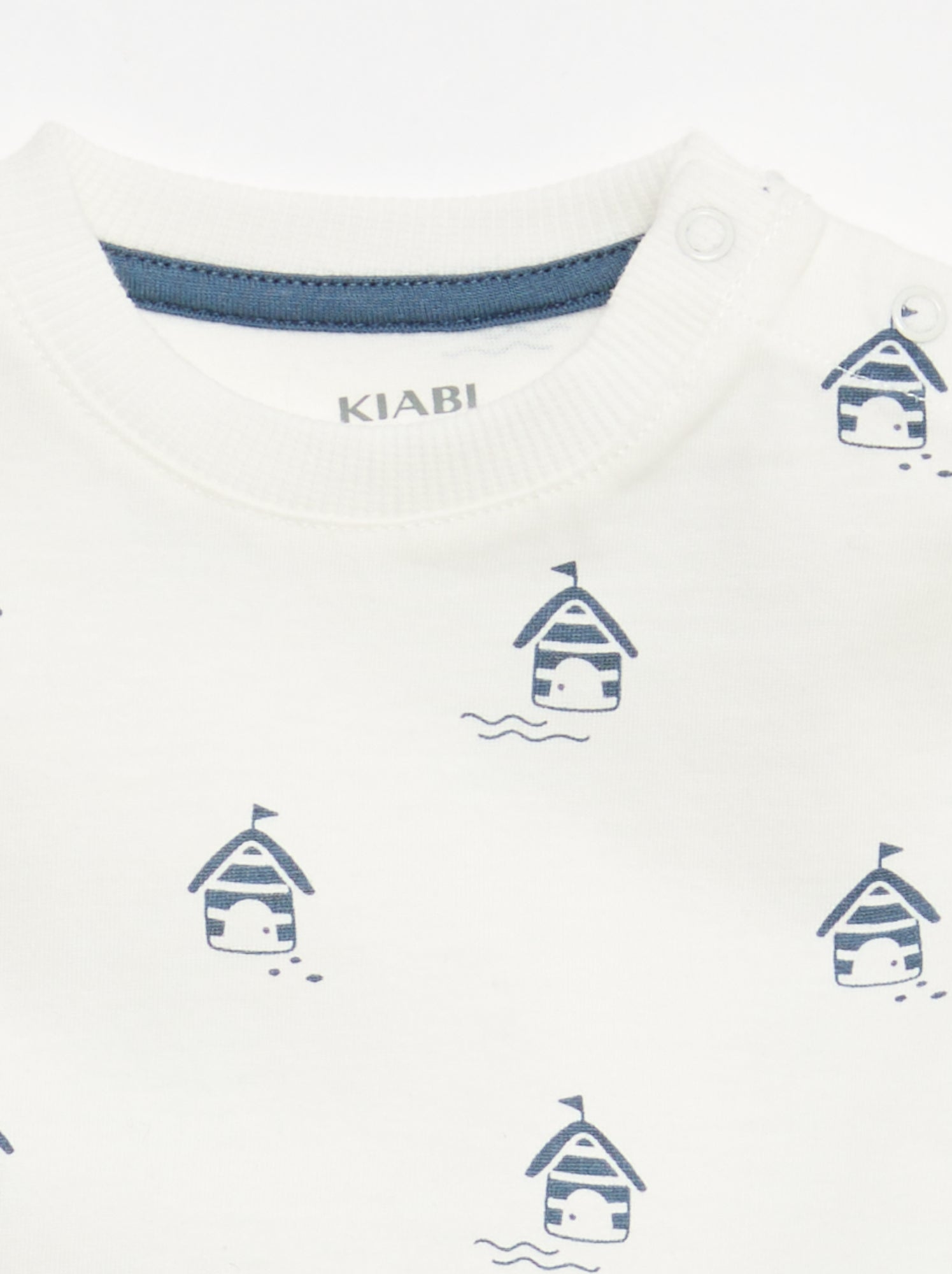 T-shirt uni en jersey coton - Violet