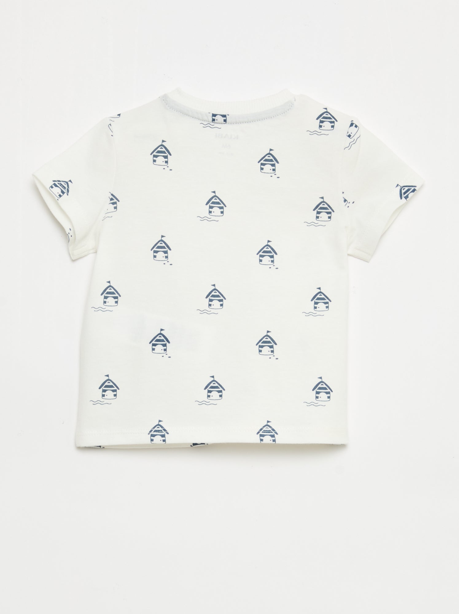 T-shirt uni en jersey coton - Violet