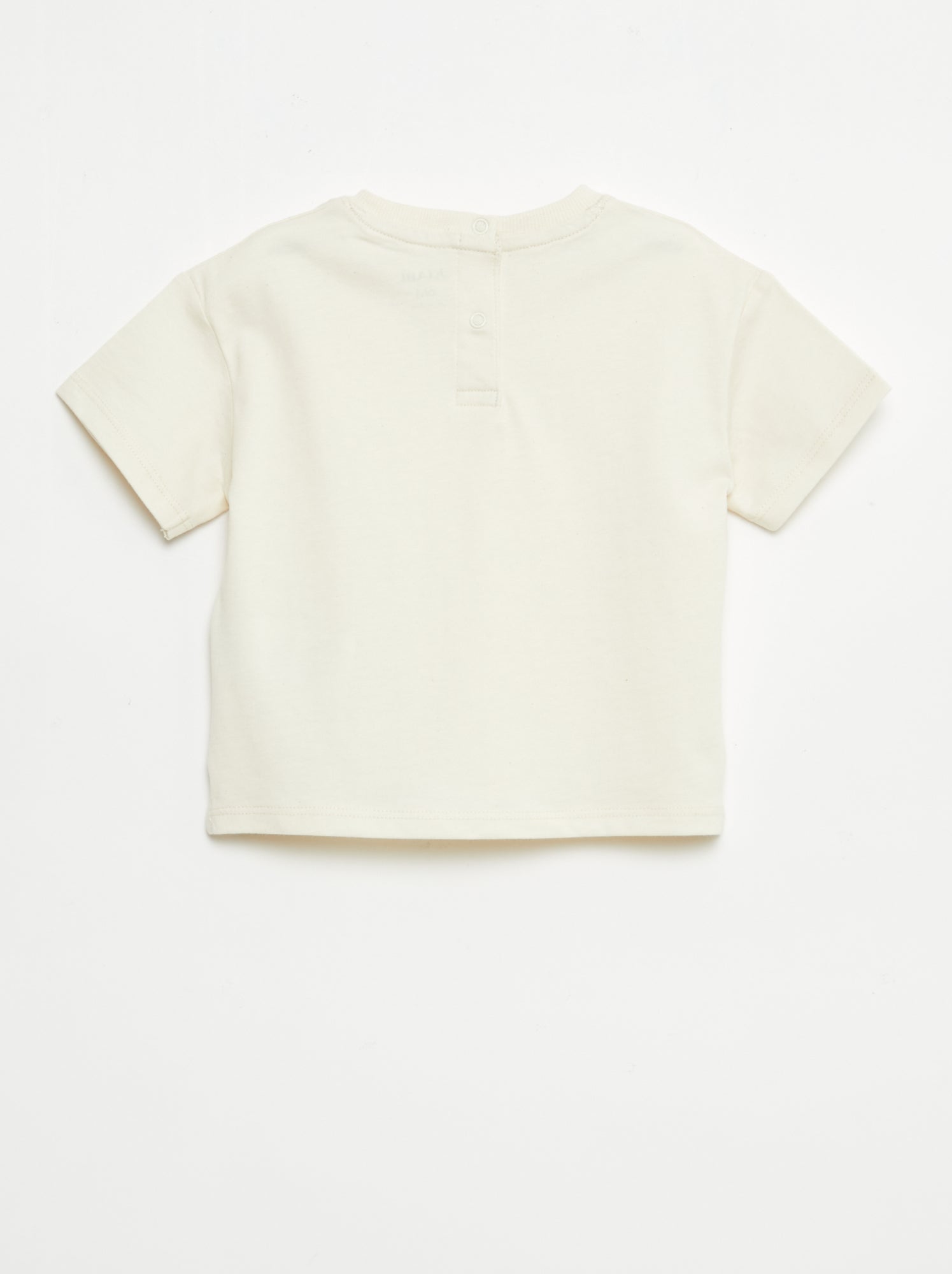 T-shirt uni sans manches - Ecru