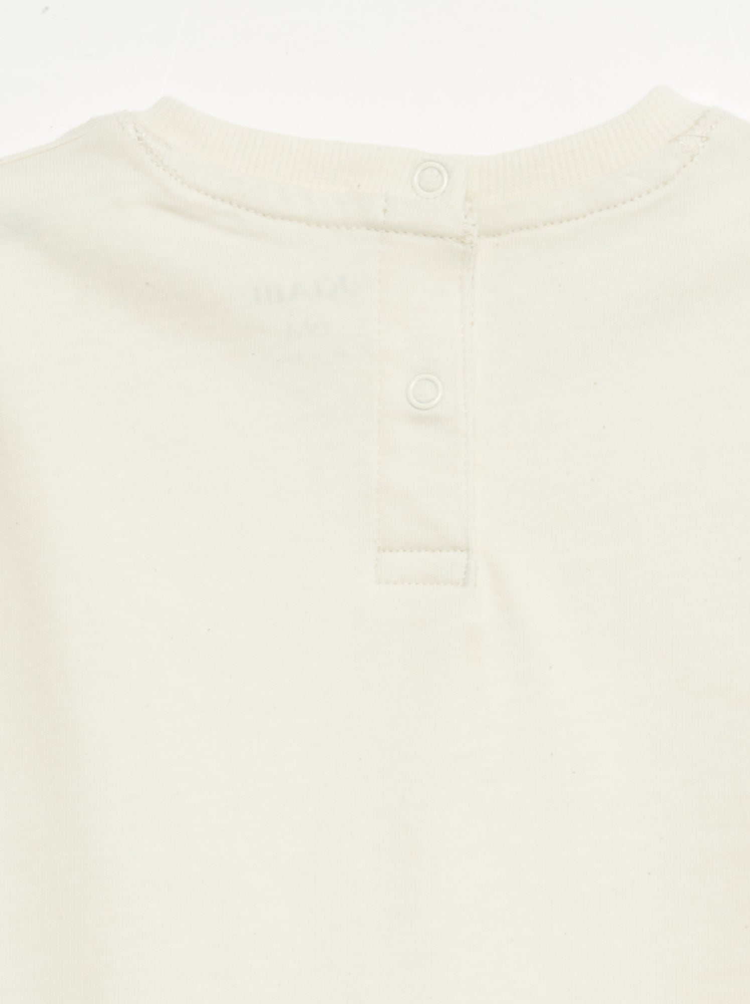 T-shirt uni sans manches - Ecru