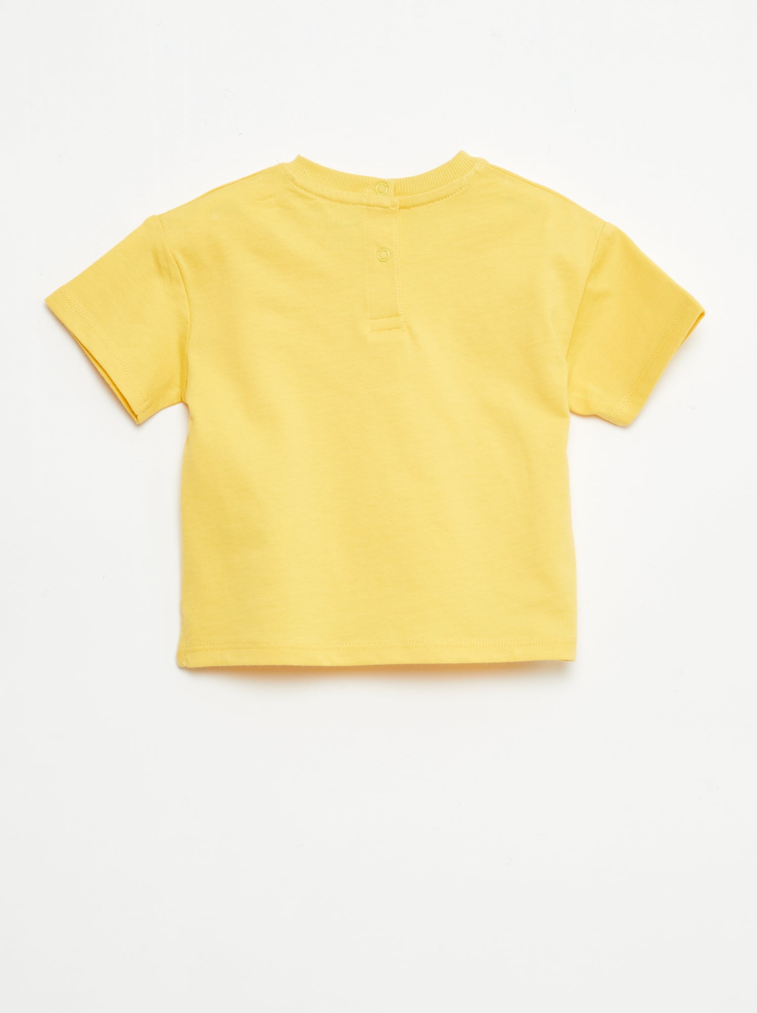 T-shirt uni sans manches - Jaune