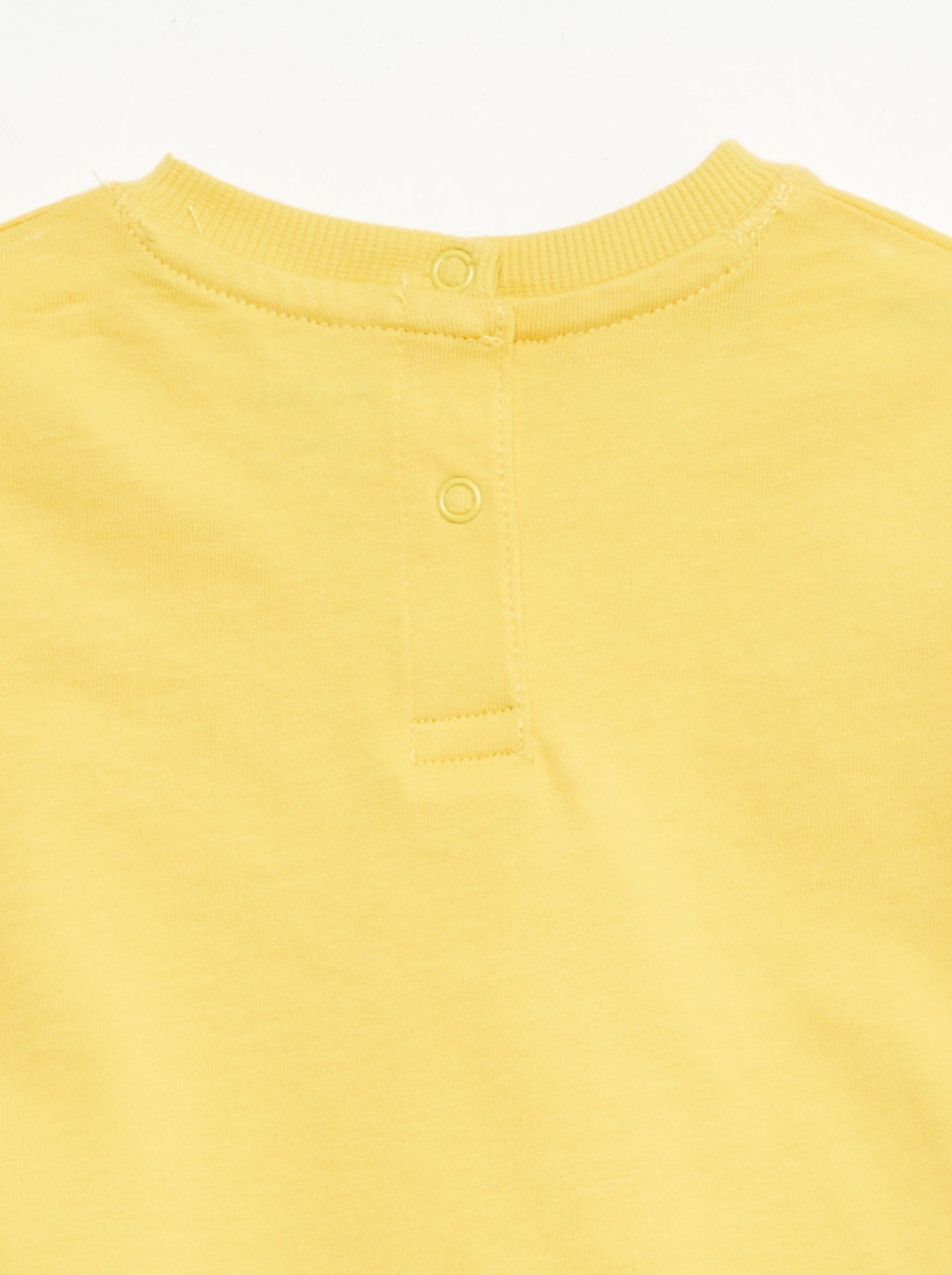 T-shirt uni sans manches - Jaune