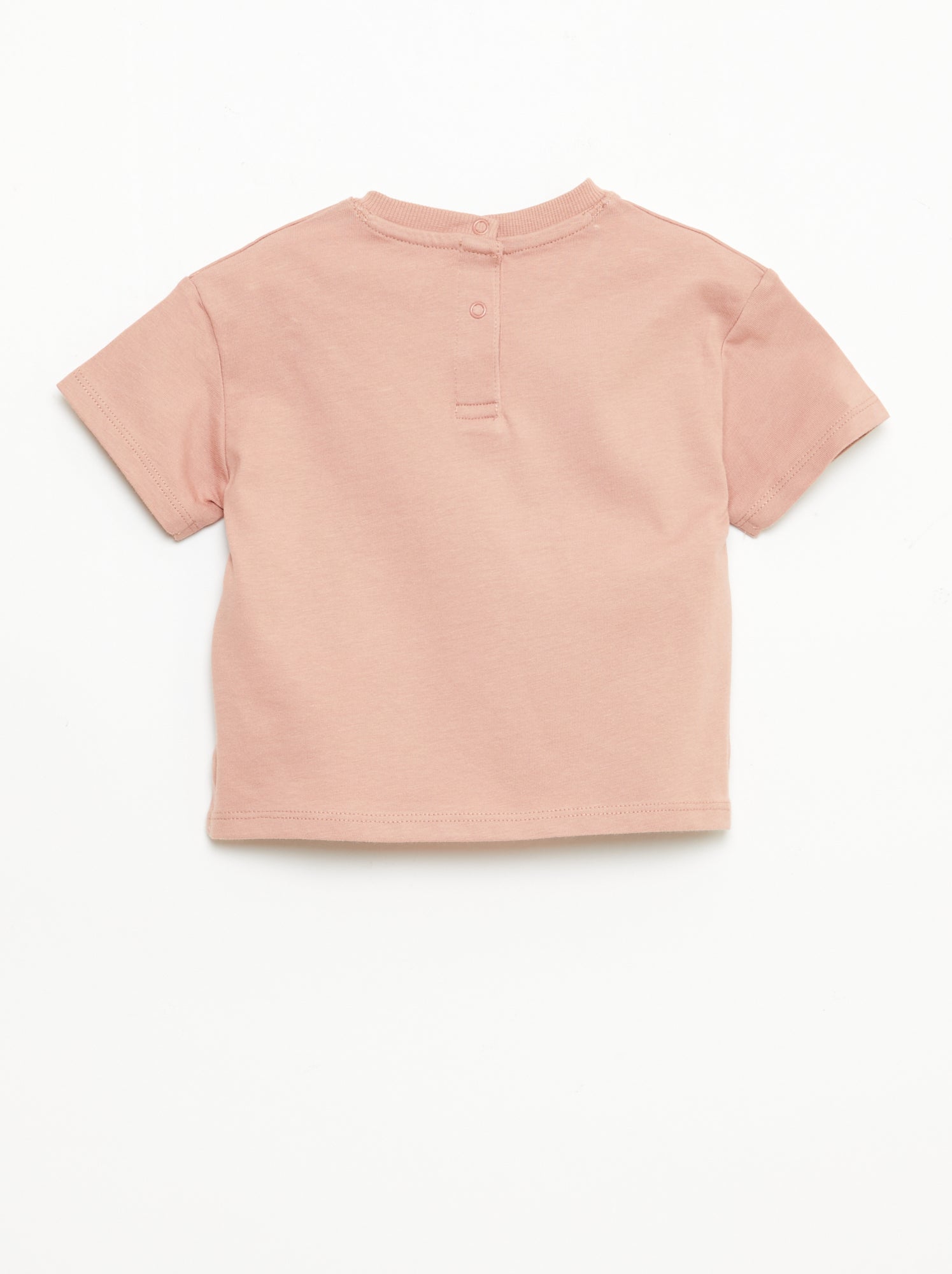 T-shirt uni sans manches - Rose