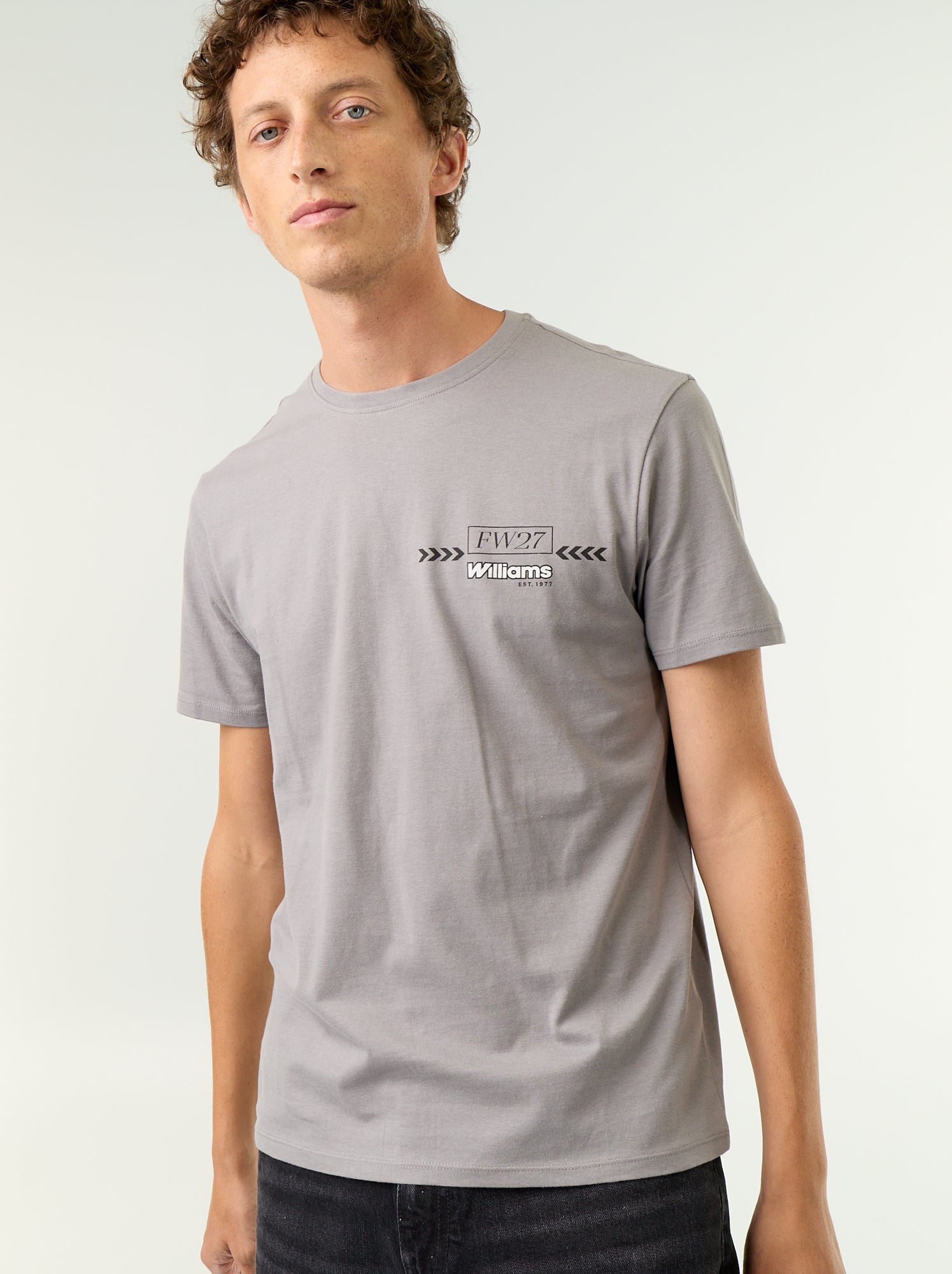 T-shirt 'Williams Racing' à manches courtes - Gris