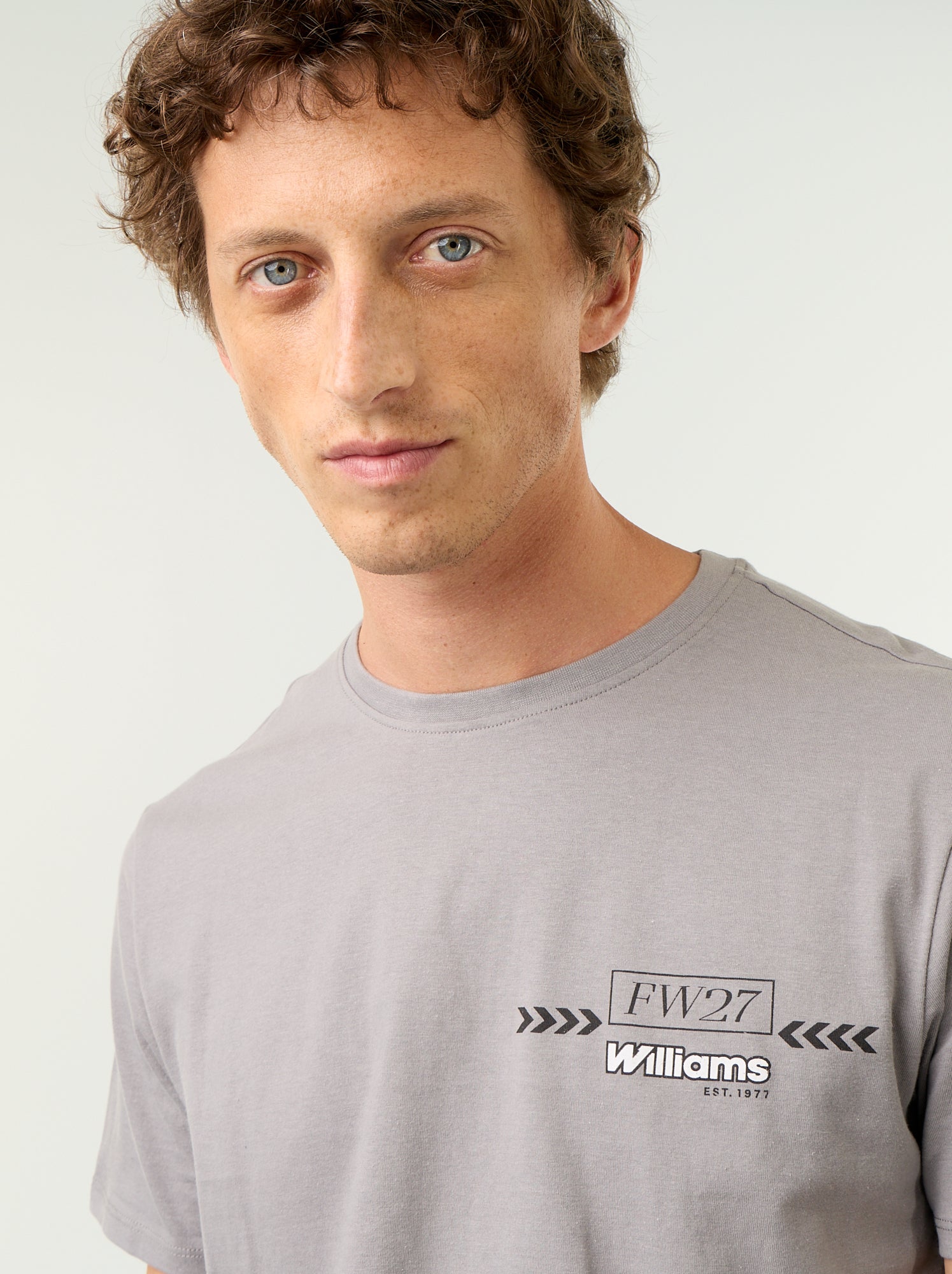 T-shirt 'Williams Racing' à manches courtes - Gris
