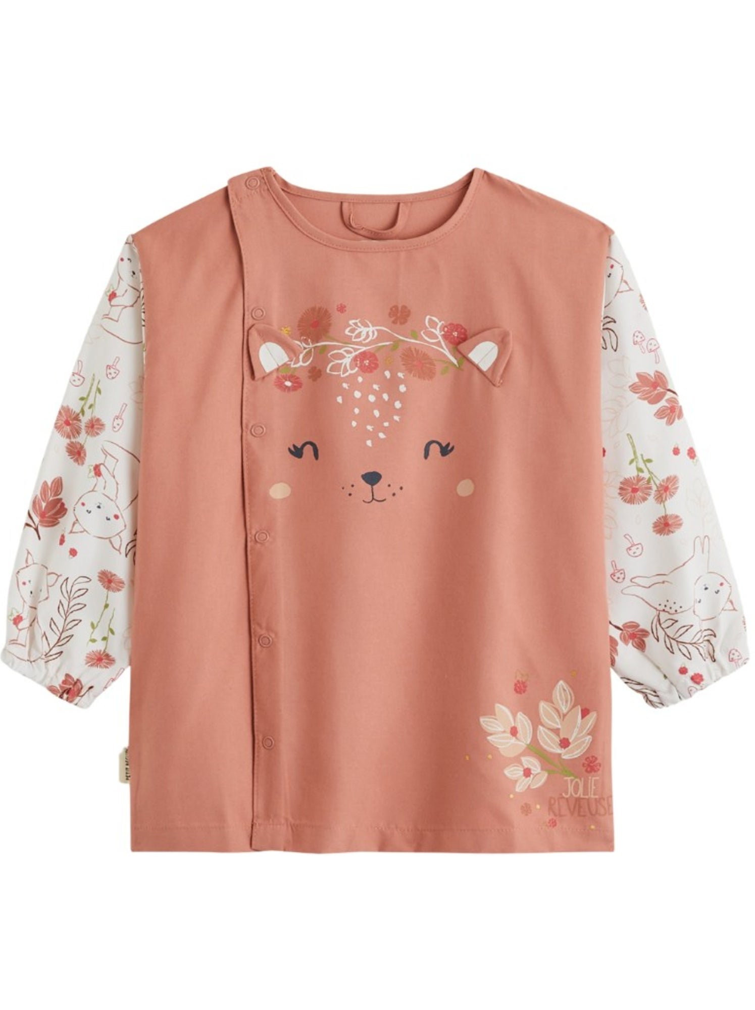 Tablier enfant petite rêveuse - Rose