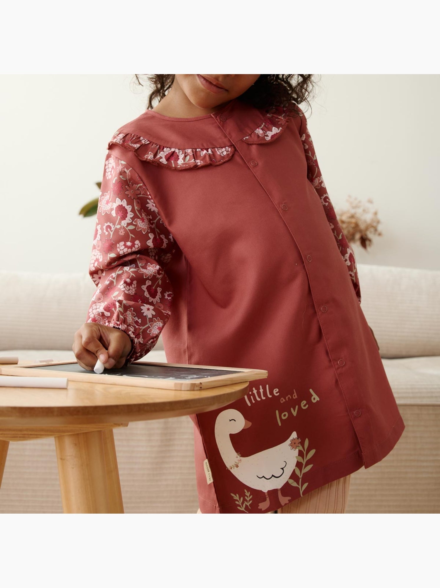 Tablier long enfant harmony - Rose