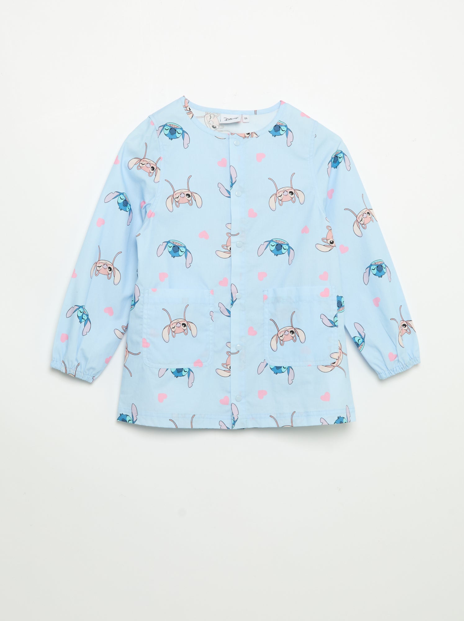 Tablier scolaire 'Disney' 'Stitch' - Bleu