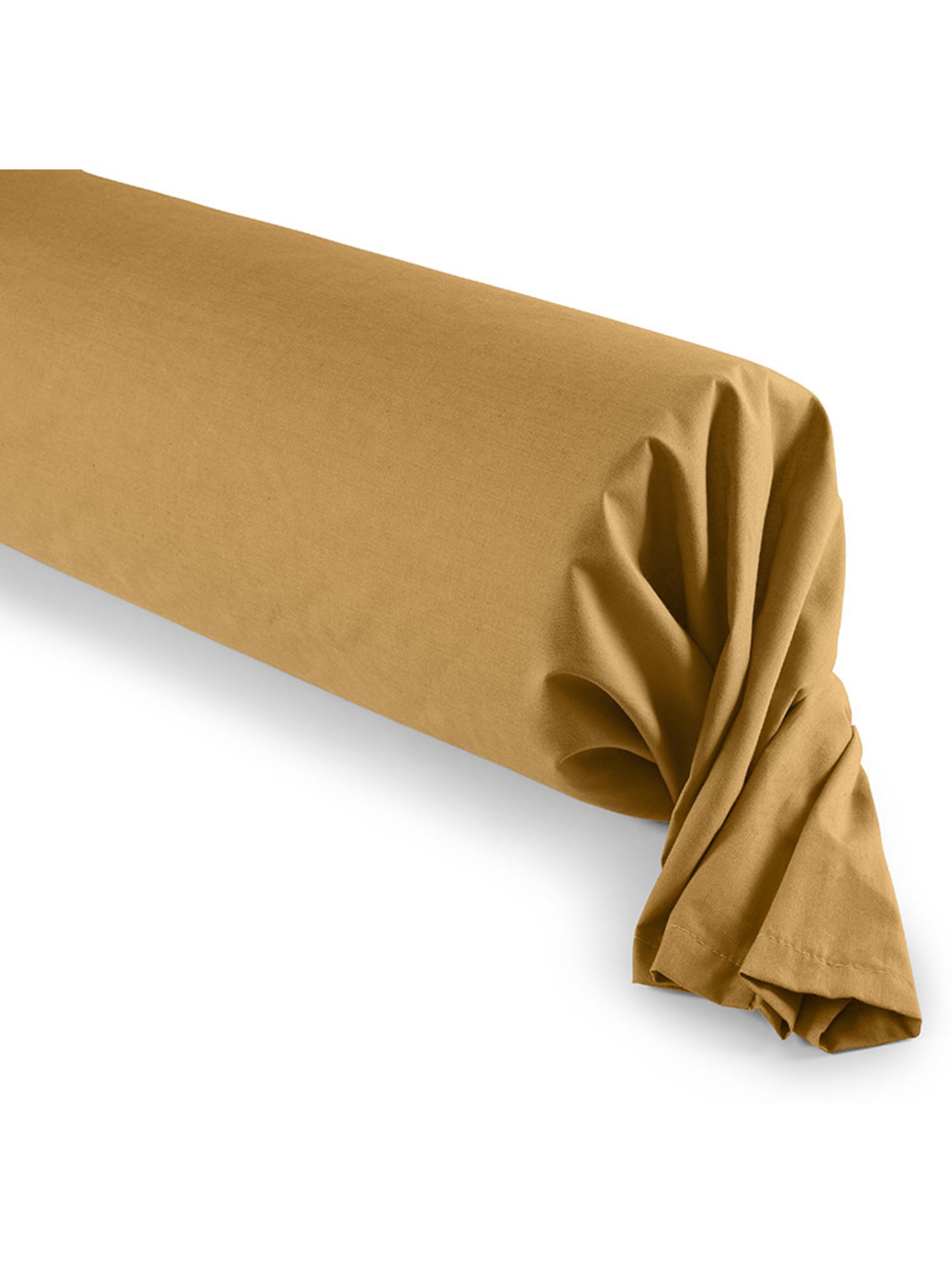 Taie de traversin - Coton Pur - 100 % Coton 57 Fils/cm² - Miel
