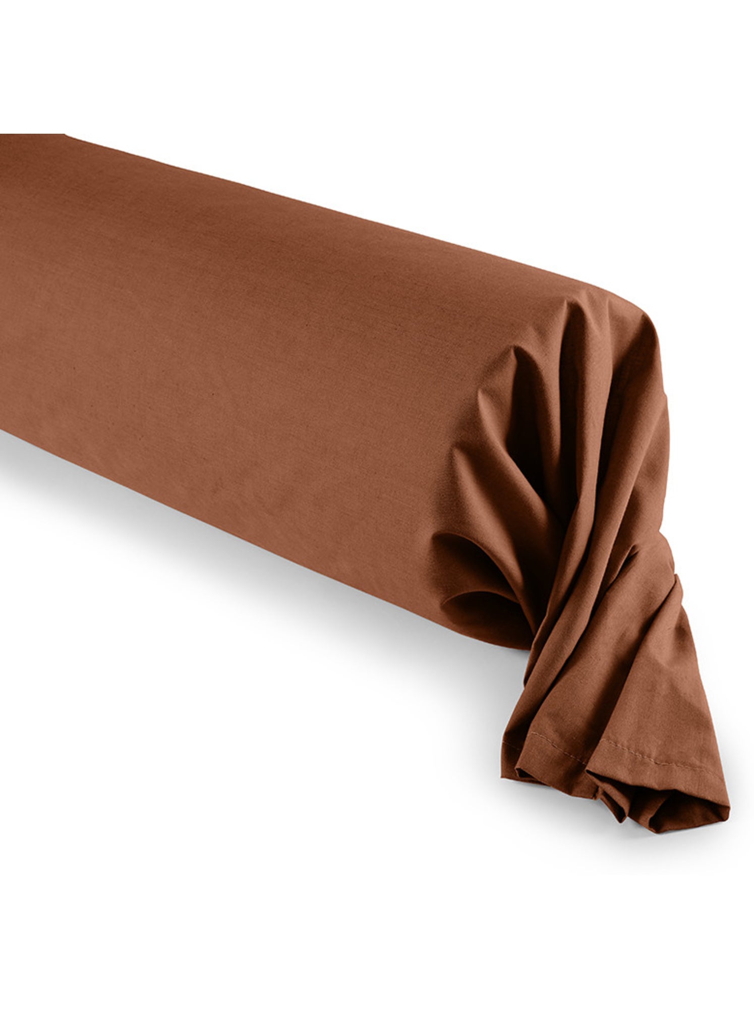 Taie de traversin - Coton Pur - 100 % Coton 57 Fils/cm² - Rouge