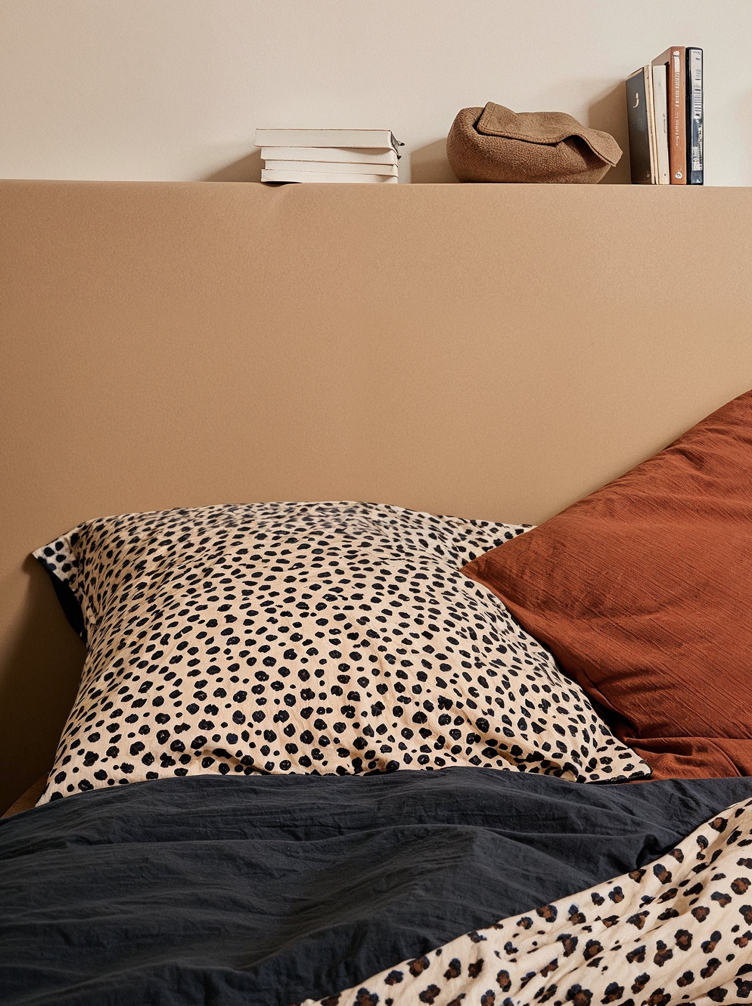 Taie d'oreiller 63 x 63 cm - Beige