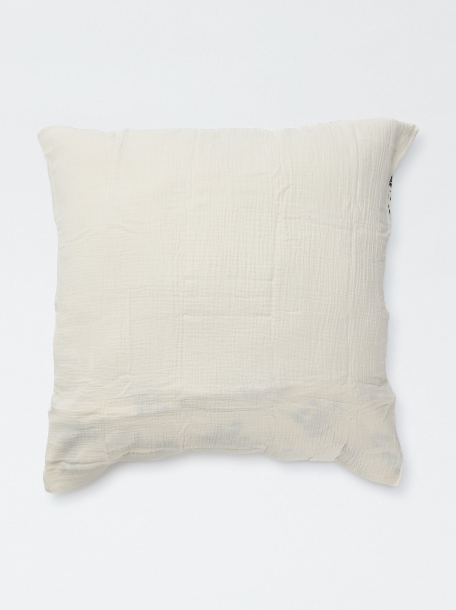 Taie d'oreiller 63 x 63 cm - Bleu/blanc