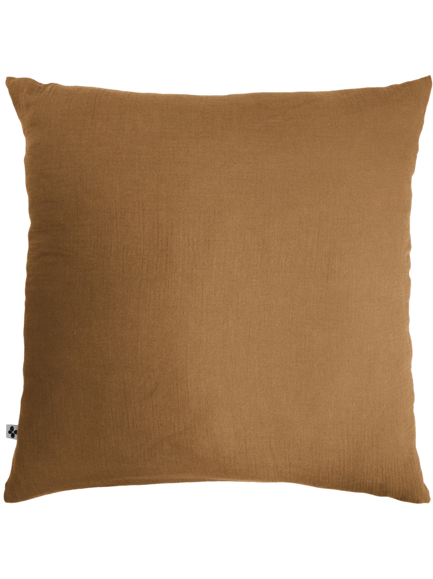 Taie d’oreiller – double gaze de coton – gaïa minuit - Camel
