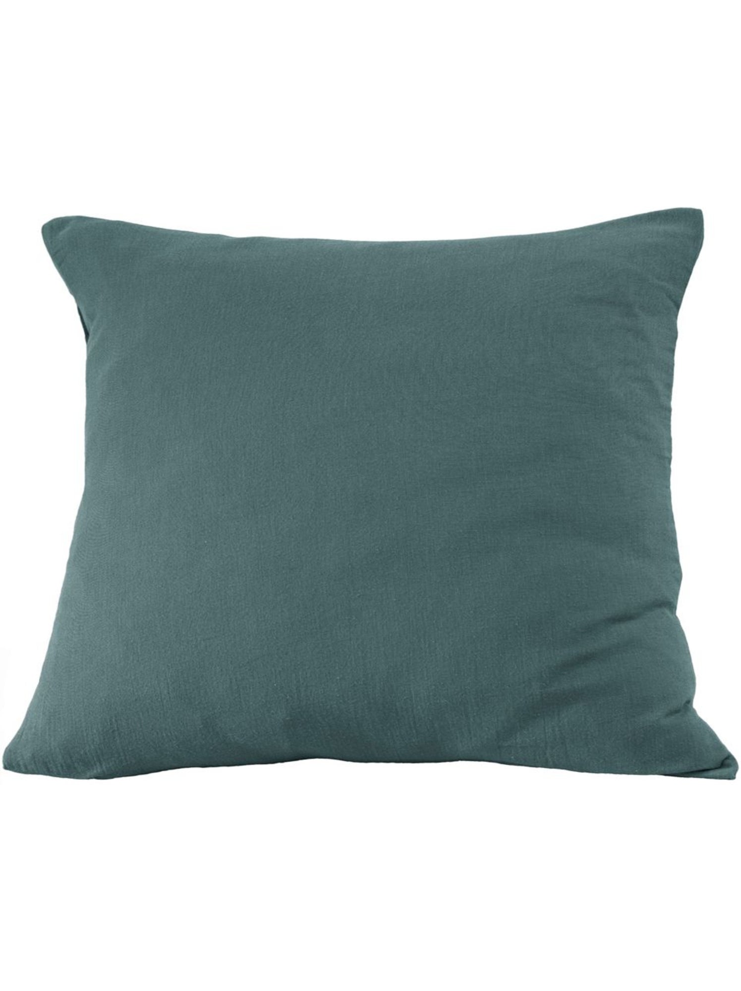 Taie d'oreiller en double Gaze de coton - Bleu canard