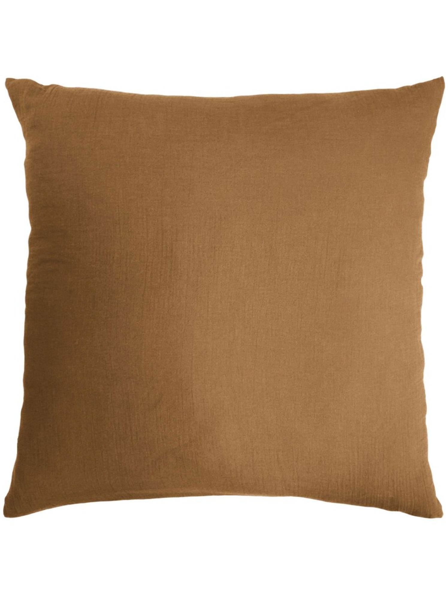 Taie d'oreiller en double Gaze de coton - Camel