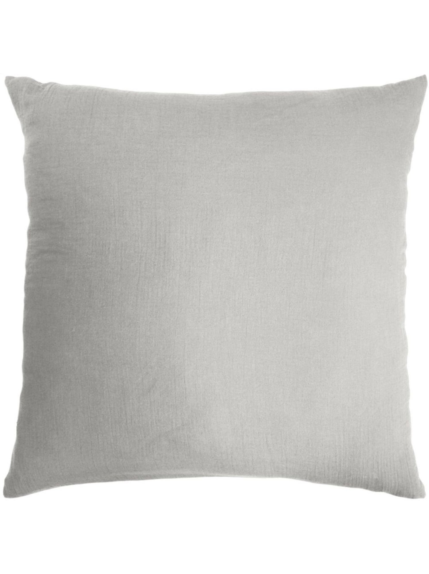 Taie d'oreiller en double Gaze de coton - Gris clair