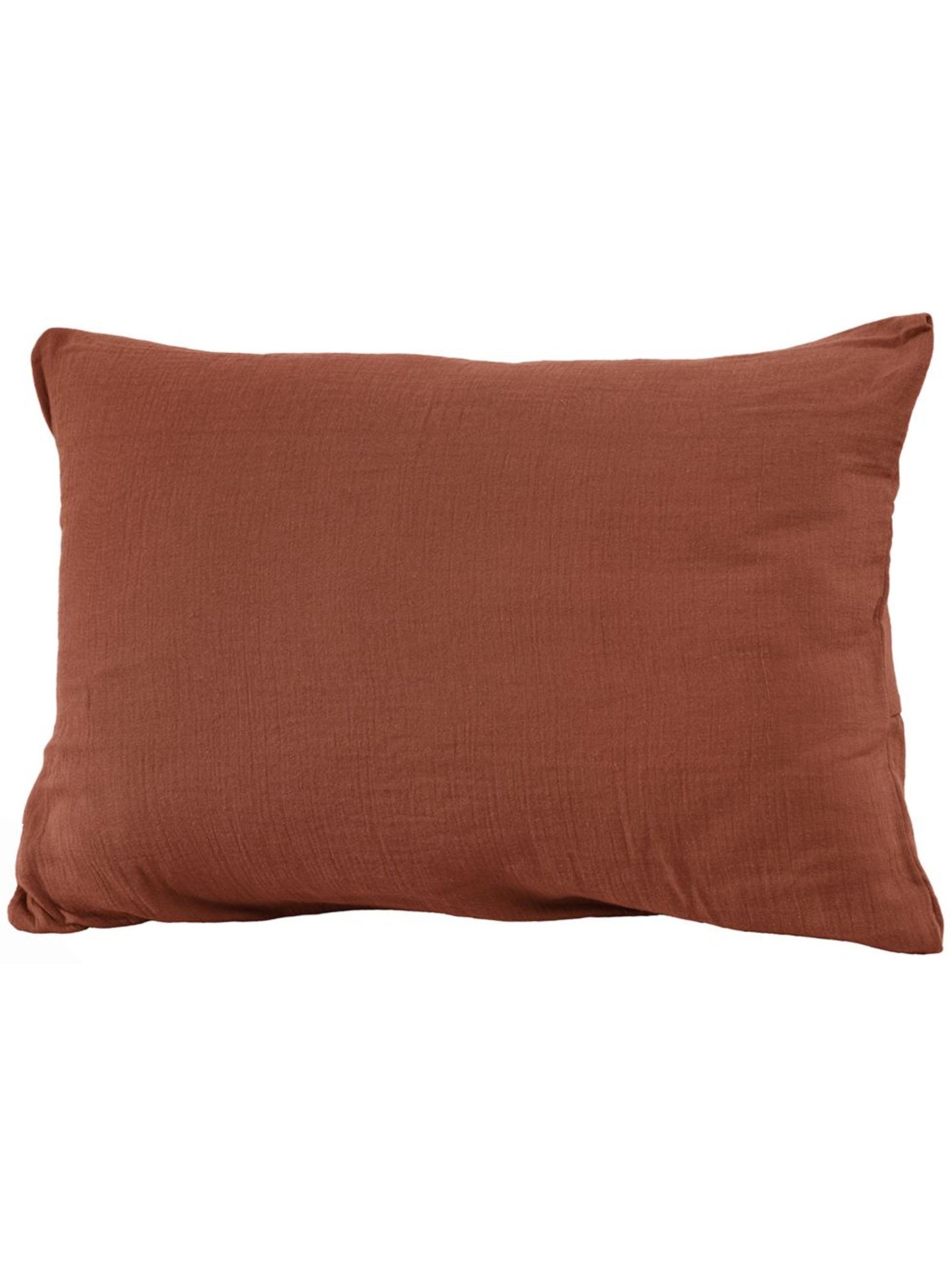 Taie d'oreiller en double Gaze de coton - Orange