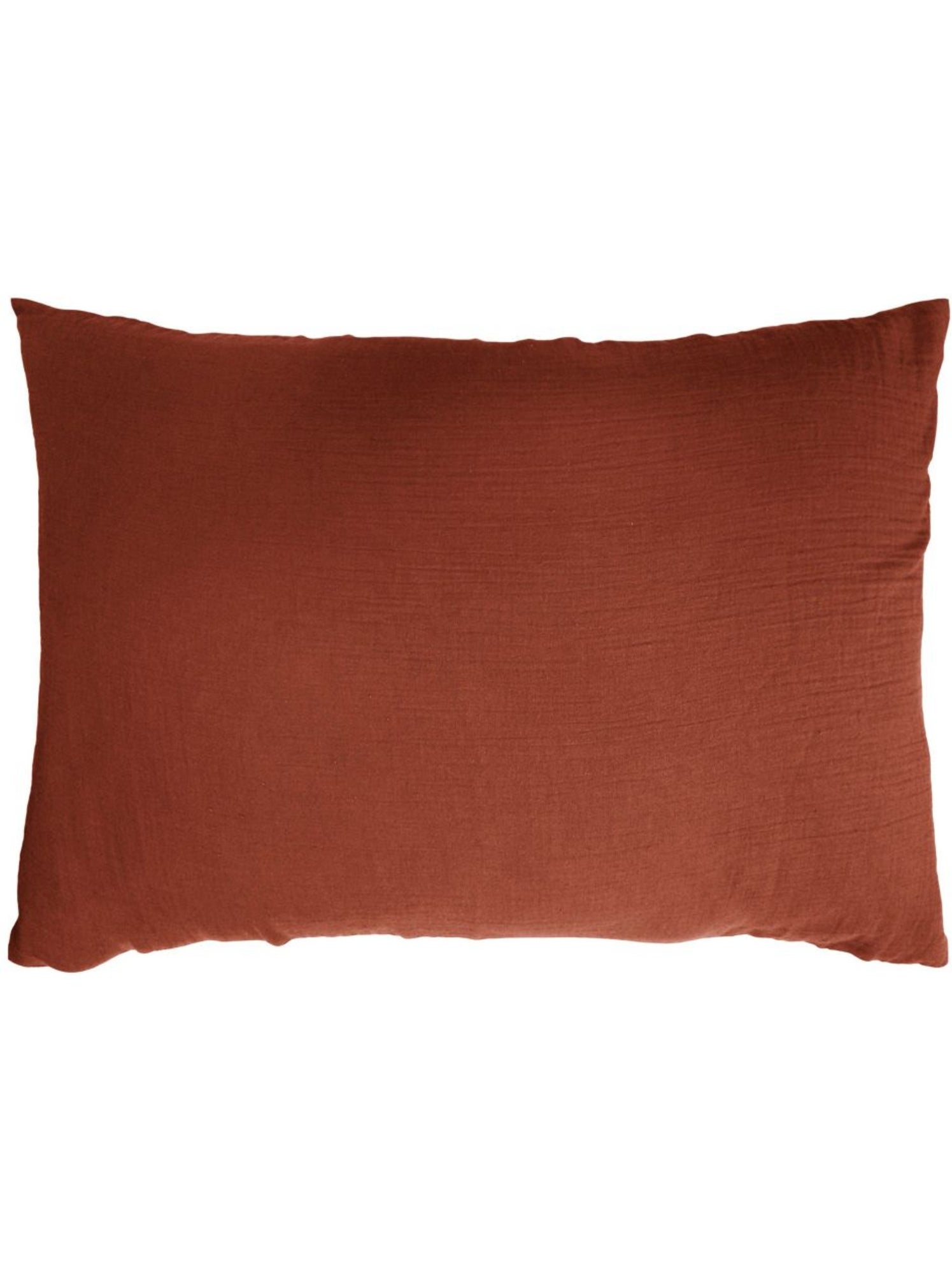 Taie d'oreiller en double Gaze de coton - Orange