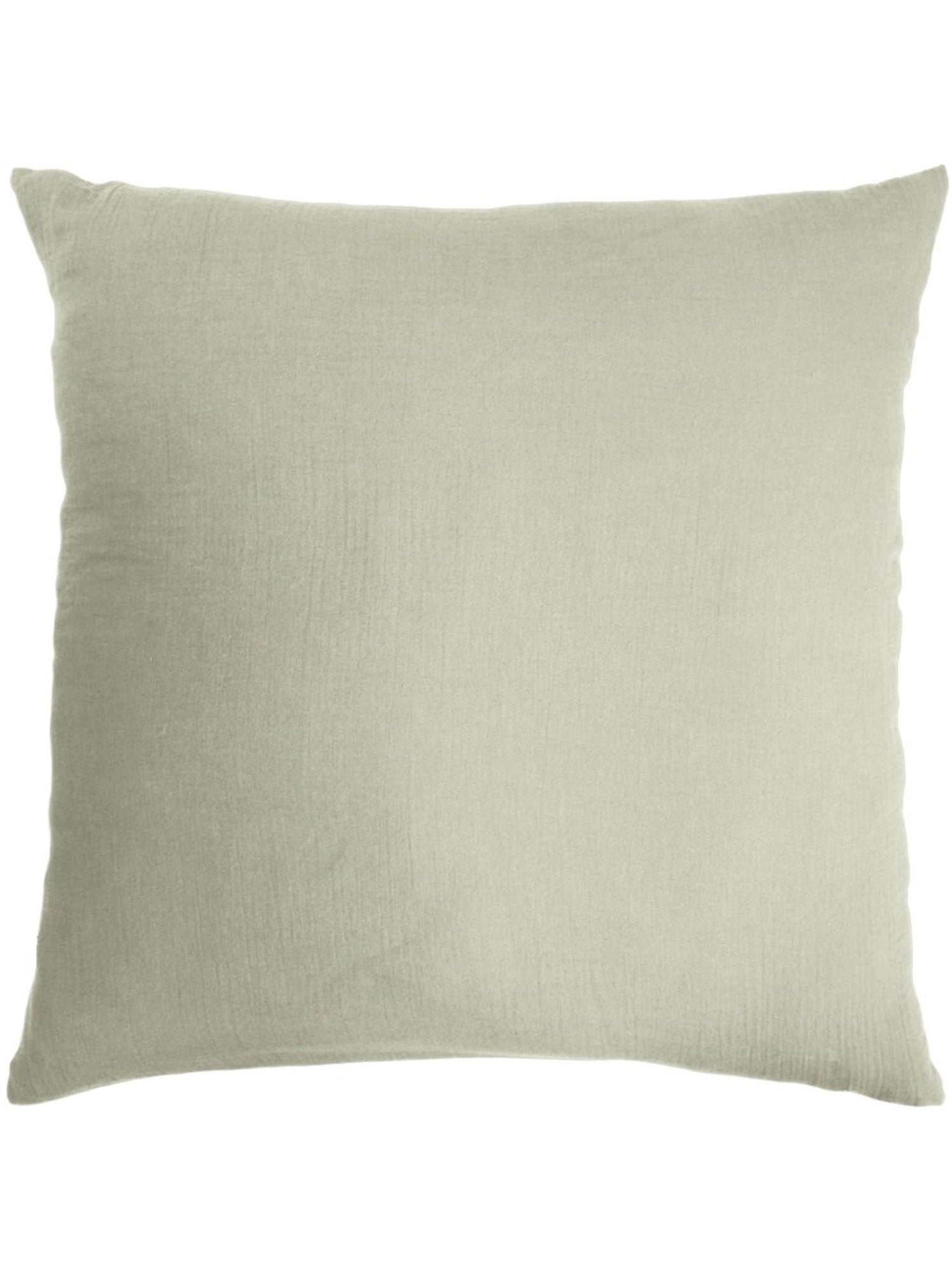 Taie d'oreiller en double Gaze de coton - Vert clair
