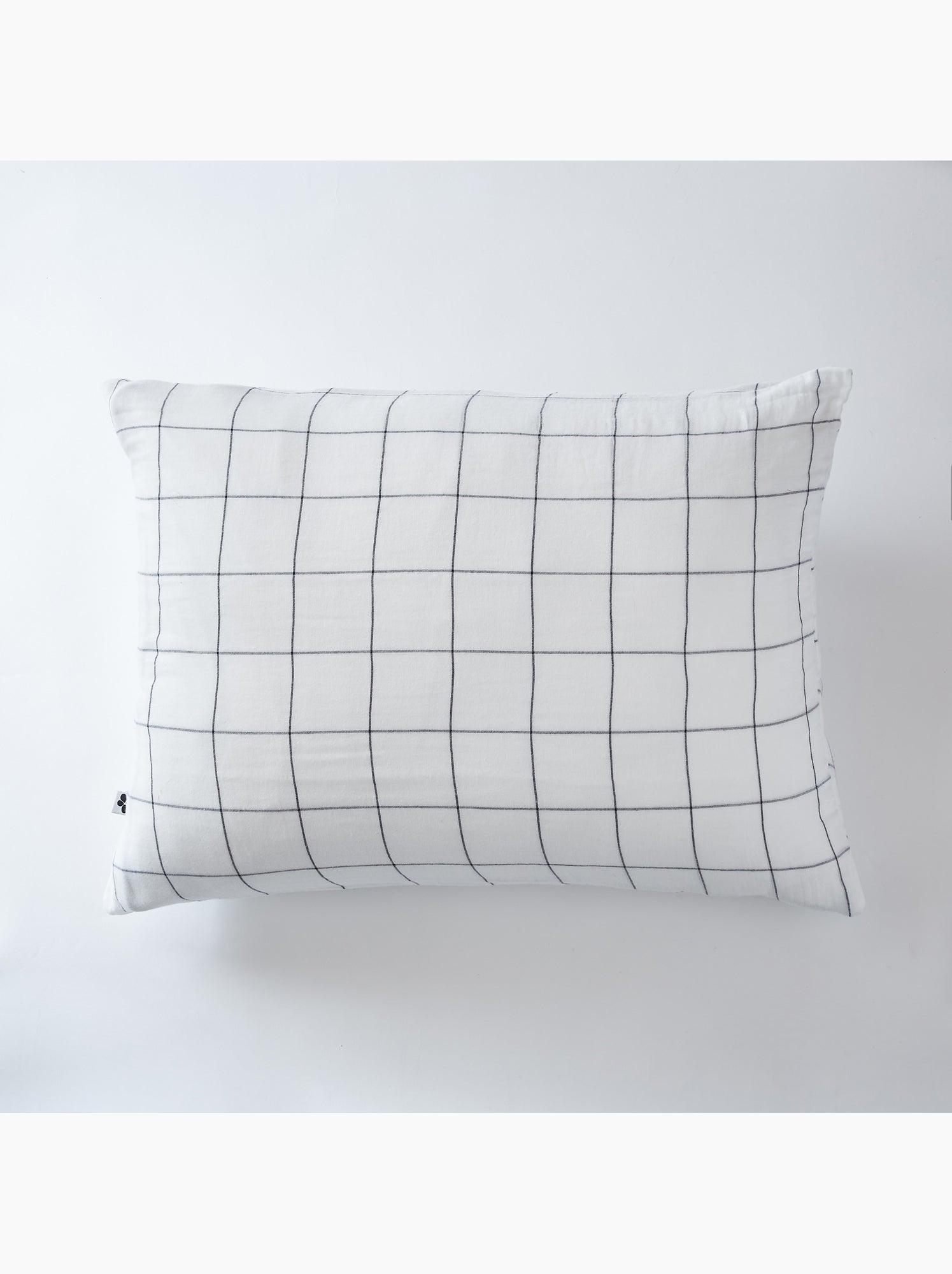 Taie d’oreiller – gaze de coton tissée – gaïa match - Blanc
