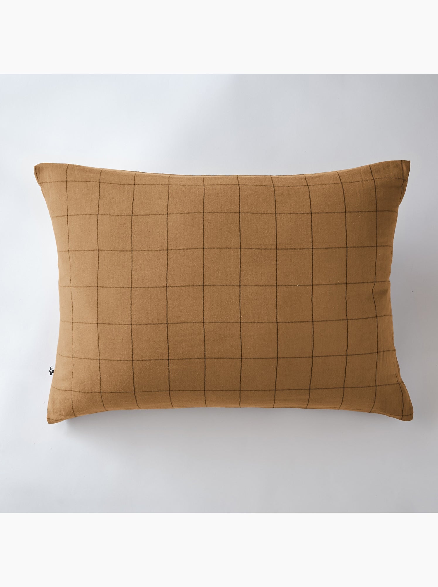 Taie d’oreiller – gaze de coton tissée – gaïa match - Camel