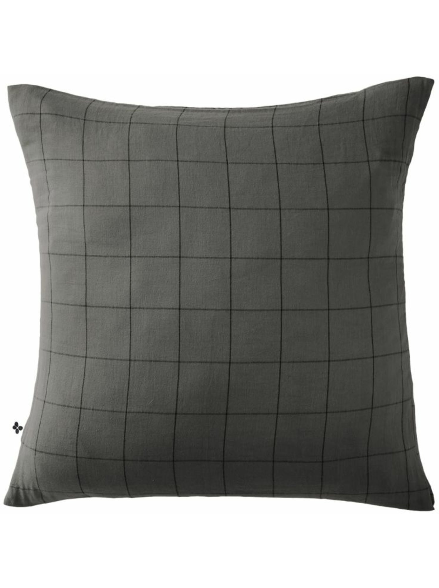 Taie d’oreiller – gaze de coton tissée – gaïa match - Gris Granit