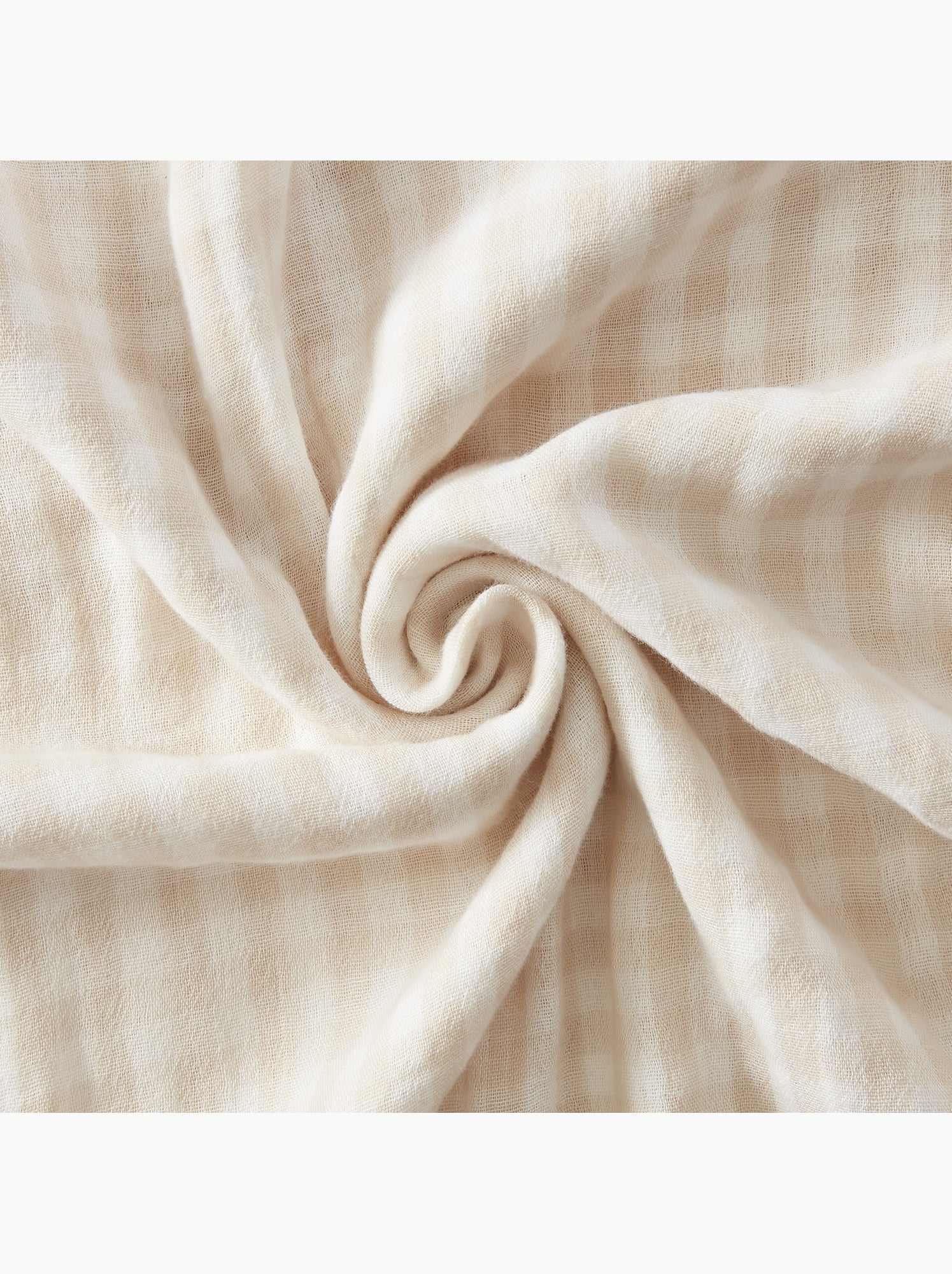 Taie d’oreiller – gaze de coton tissée teinte vickie pampa - Vert eucalyptus