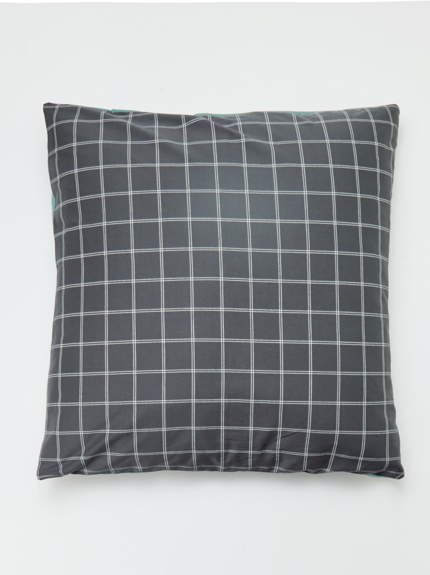 Taie d'oreiller imprimé 60 x 60 cm - Kiabi Home - Gris