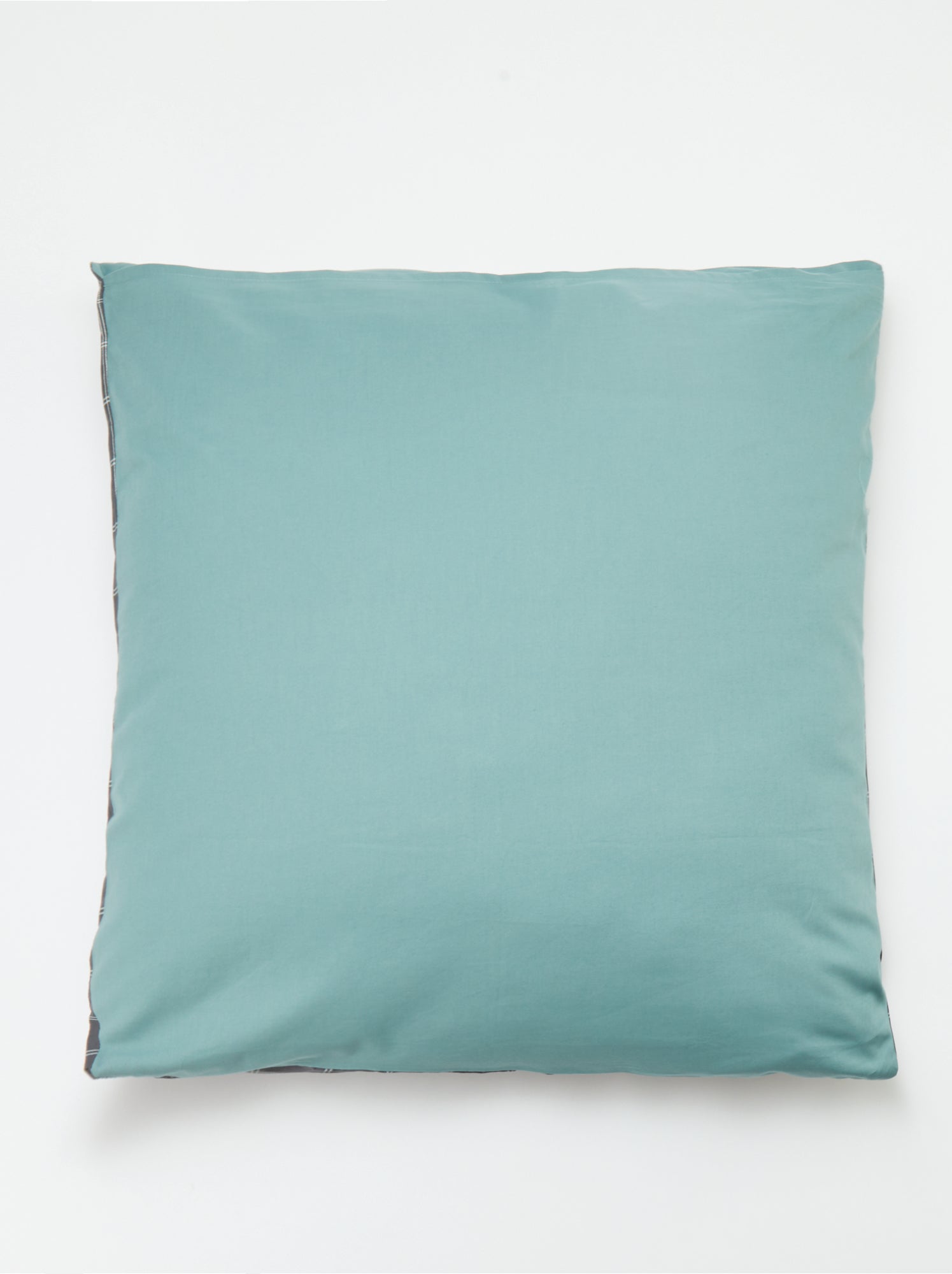 Taie d'oreiller imprimé 60 x 60 cm - Kiabi Home - Gris