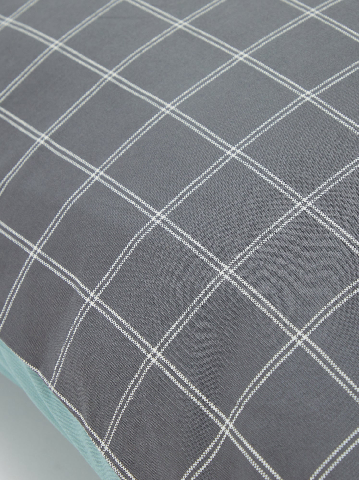 Taie d'oreiller imprimé 60 x 60 cm - Kiabi Home - Gris