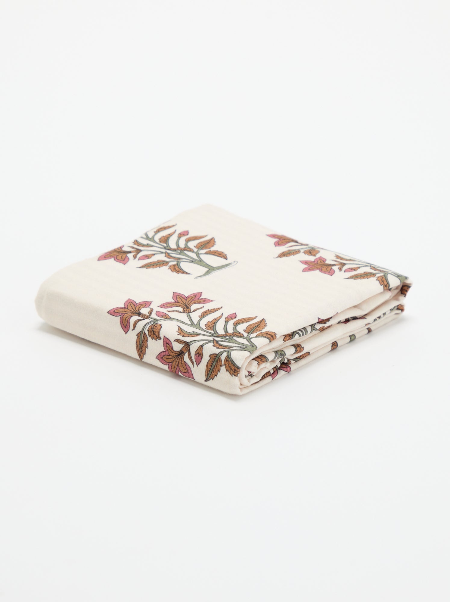 Taie d'oreiller imprimée 50x70 cm en coton - Rose