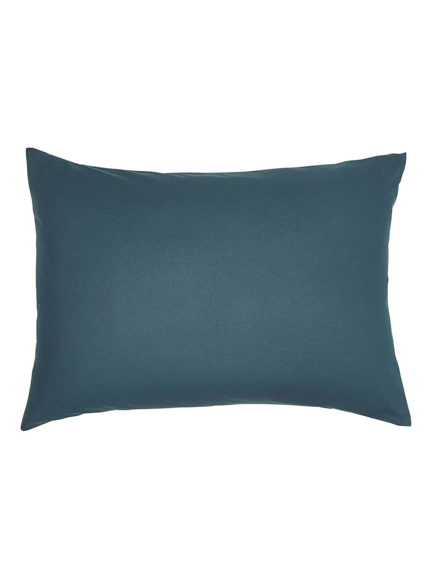 Taie d'oreiller rectangulaire en coton BIO - Bleu