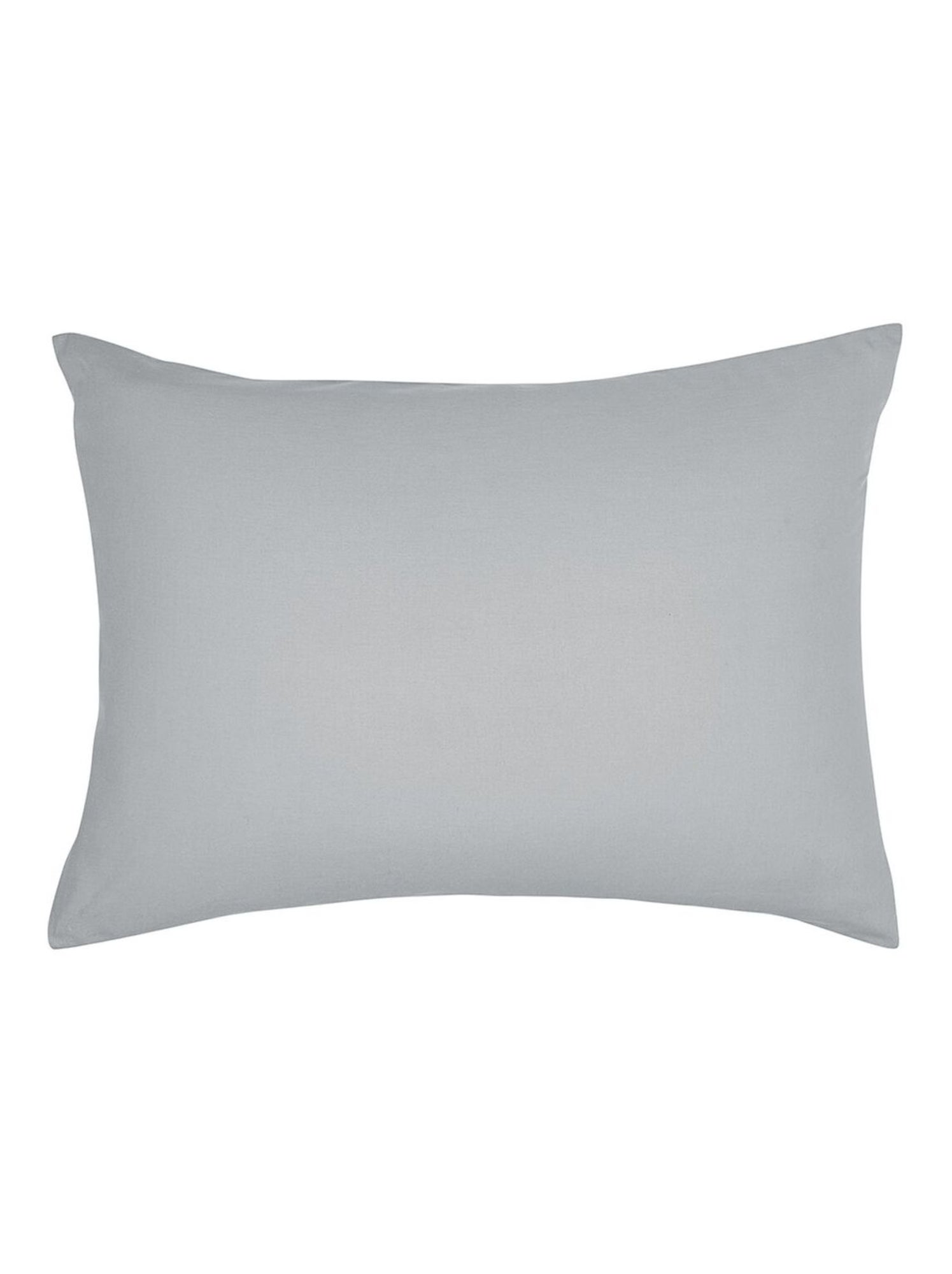 Taie d'oreiller rectangulaire en coton BIO - Gris