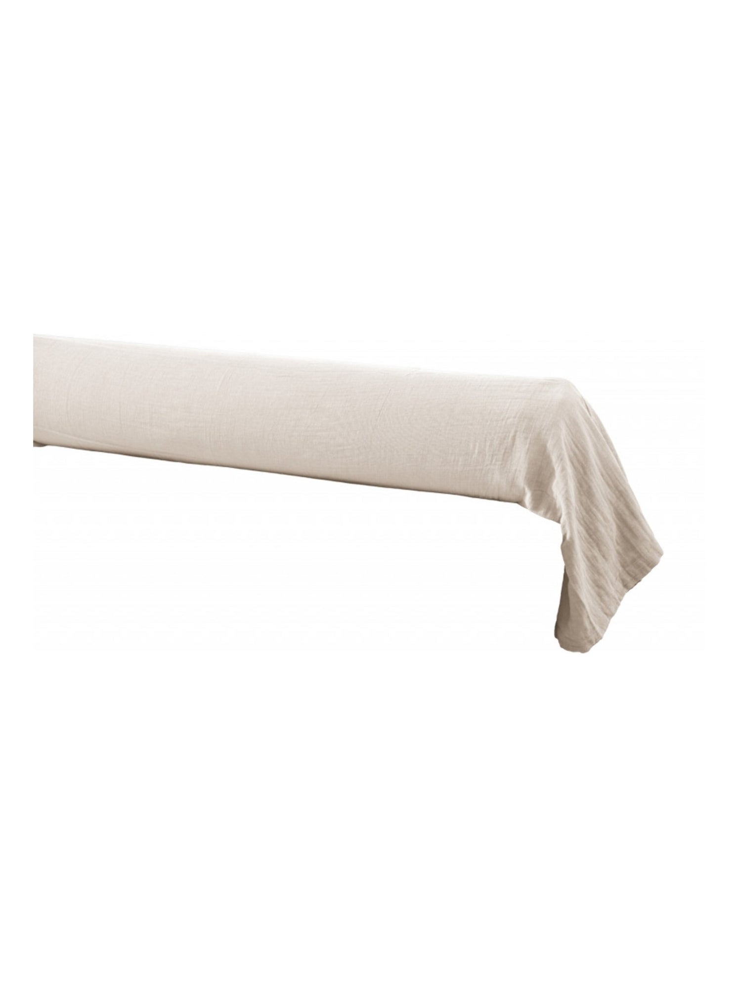 Taie Traversin gaze de coton Gaia - Beige
