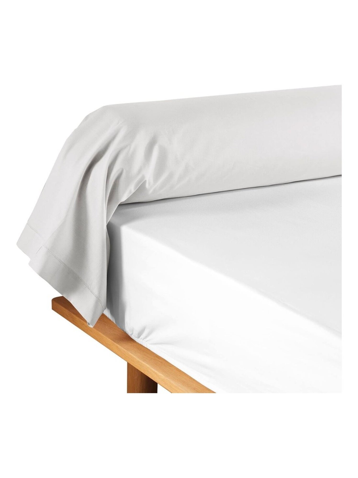 Taies de traversin coton noa promo linge - Blanc