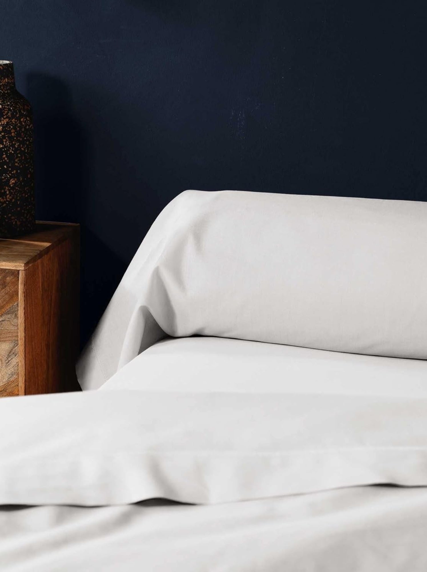 Taies de traversin coton noa promo linge - Blanc