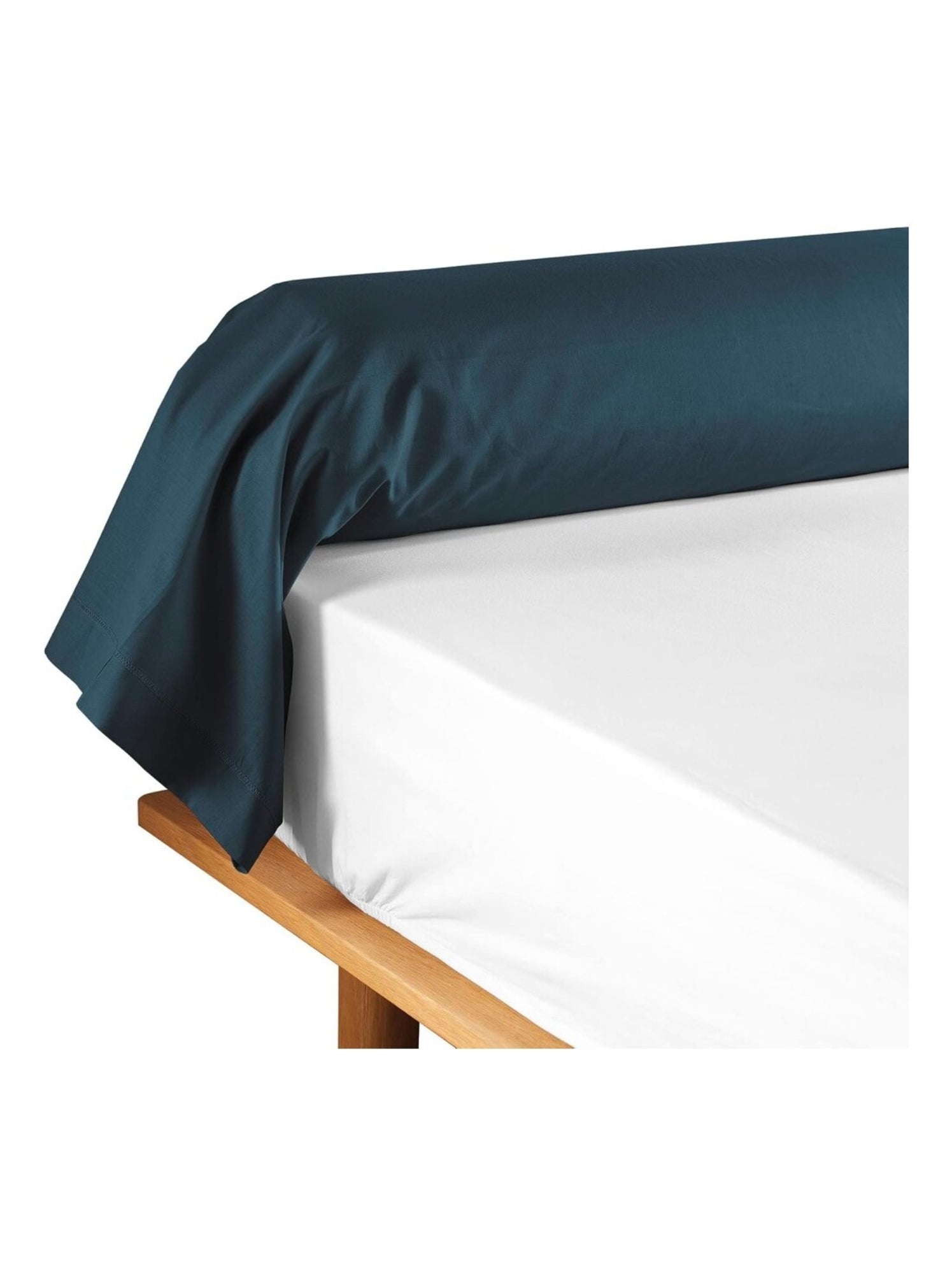 Taies de traversin coton noa promo linge - Bleu