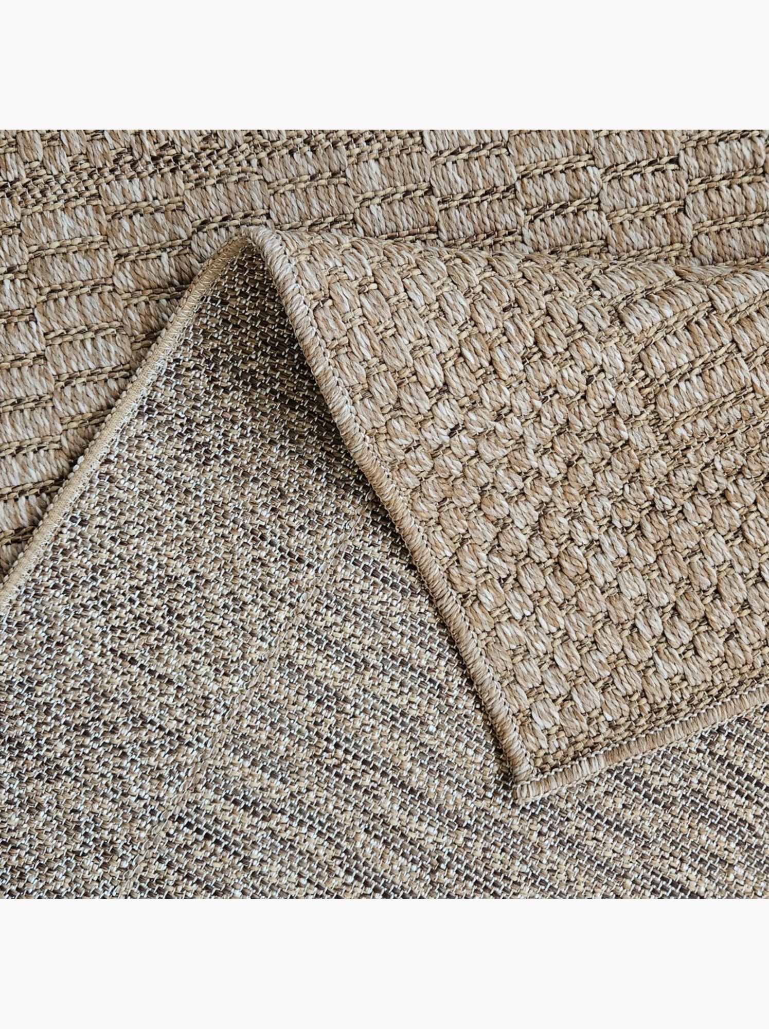 Tapis tissé Naturel - Marron