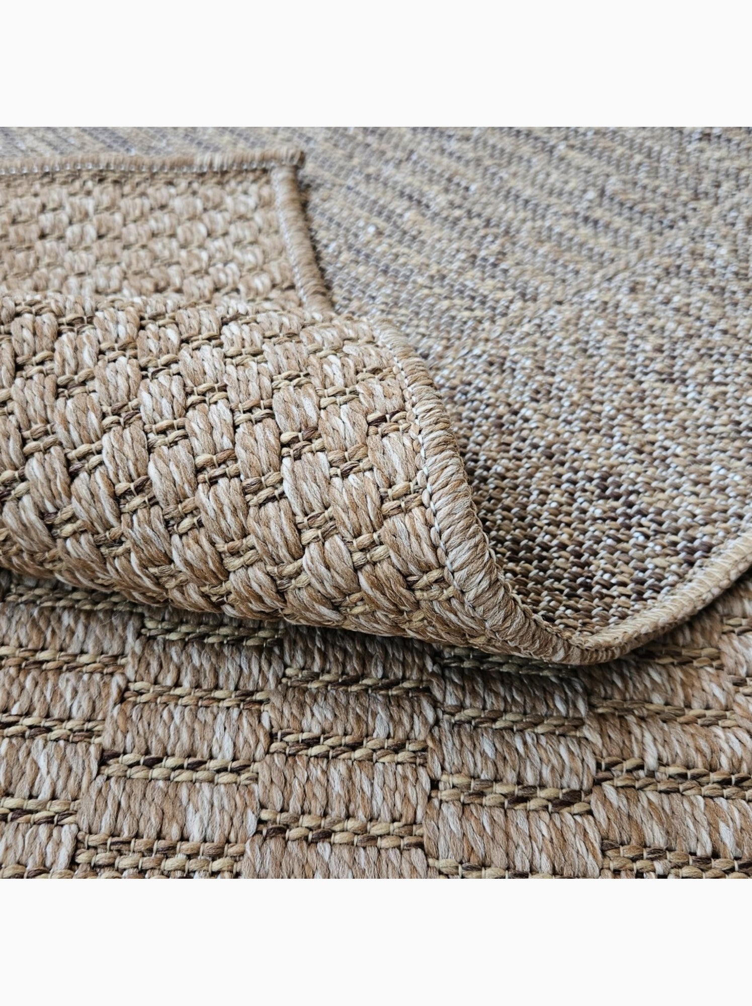 Tapis tissé Naturel - Marron