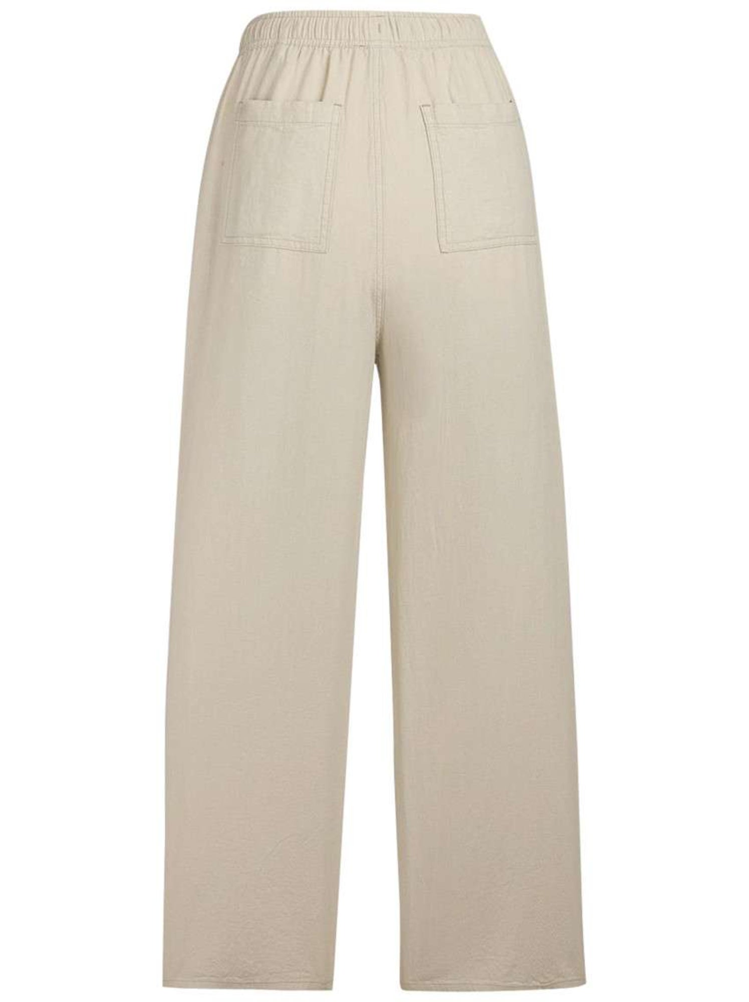 TEDDY SMITH - Pantalon wide leg - Vert