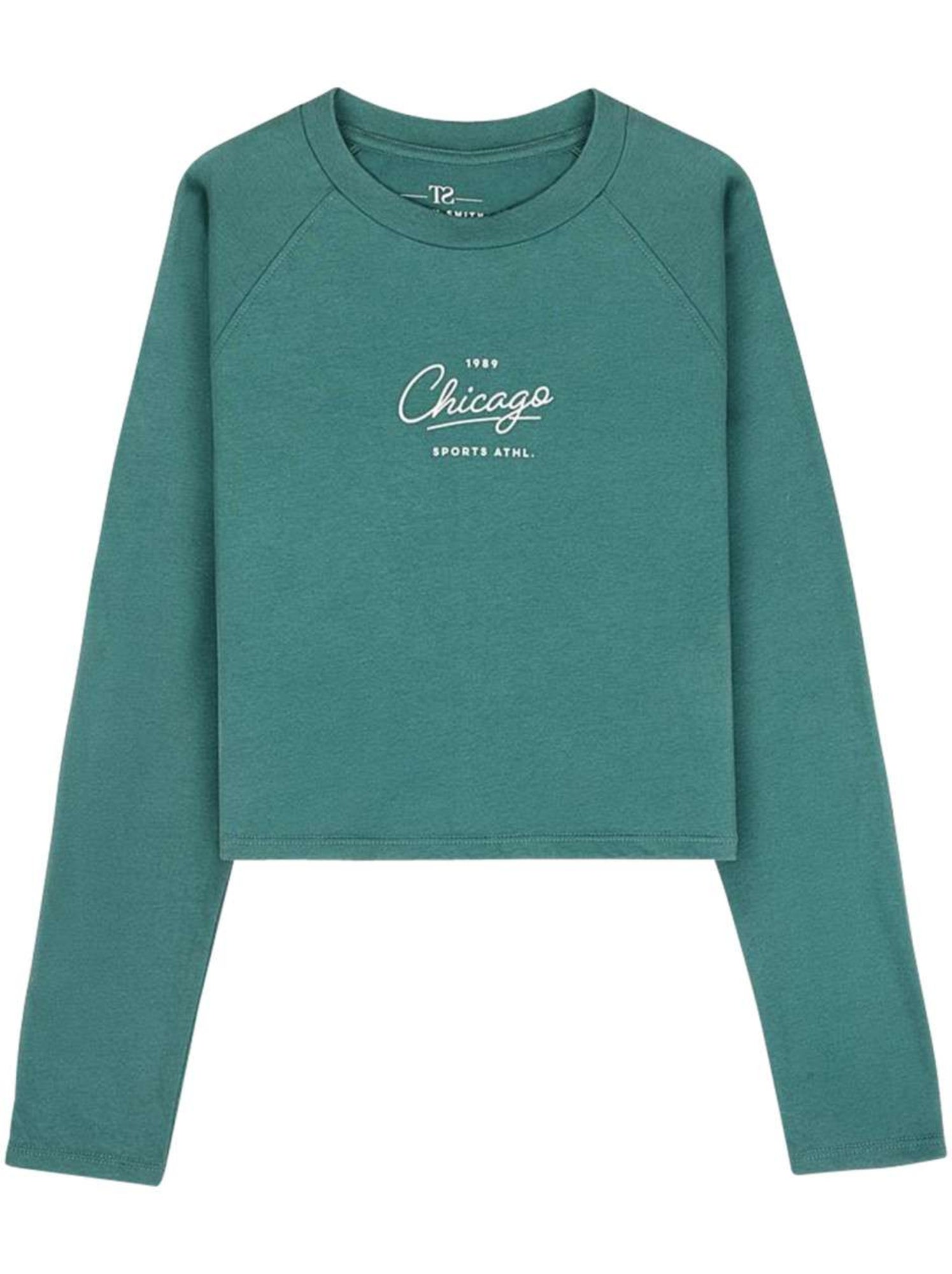 TEDDY SMITH - T-shirt coton col rond - Vert