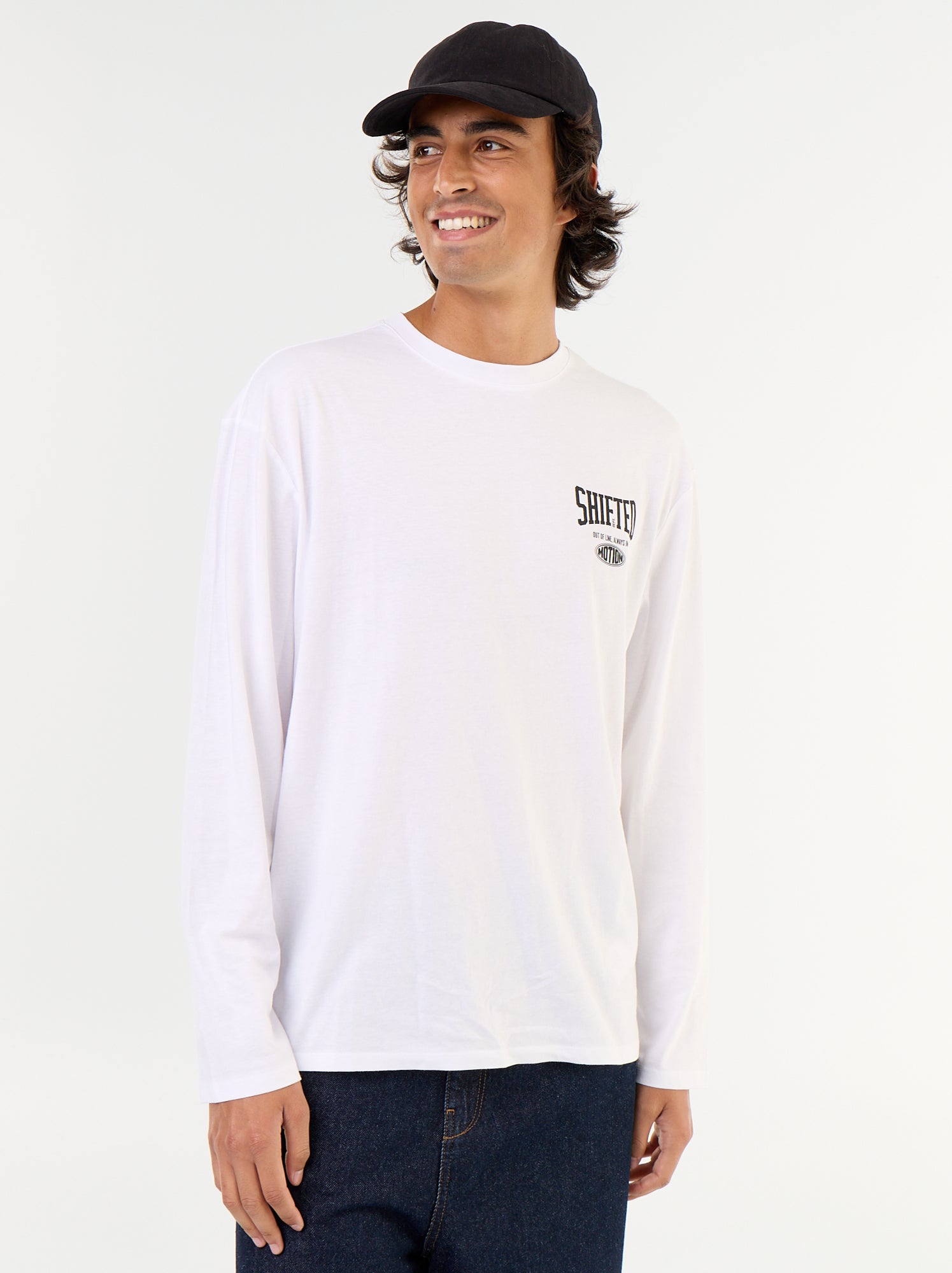 Tee-shirt à manches courtes imprimé recto verso - Blanc