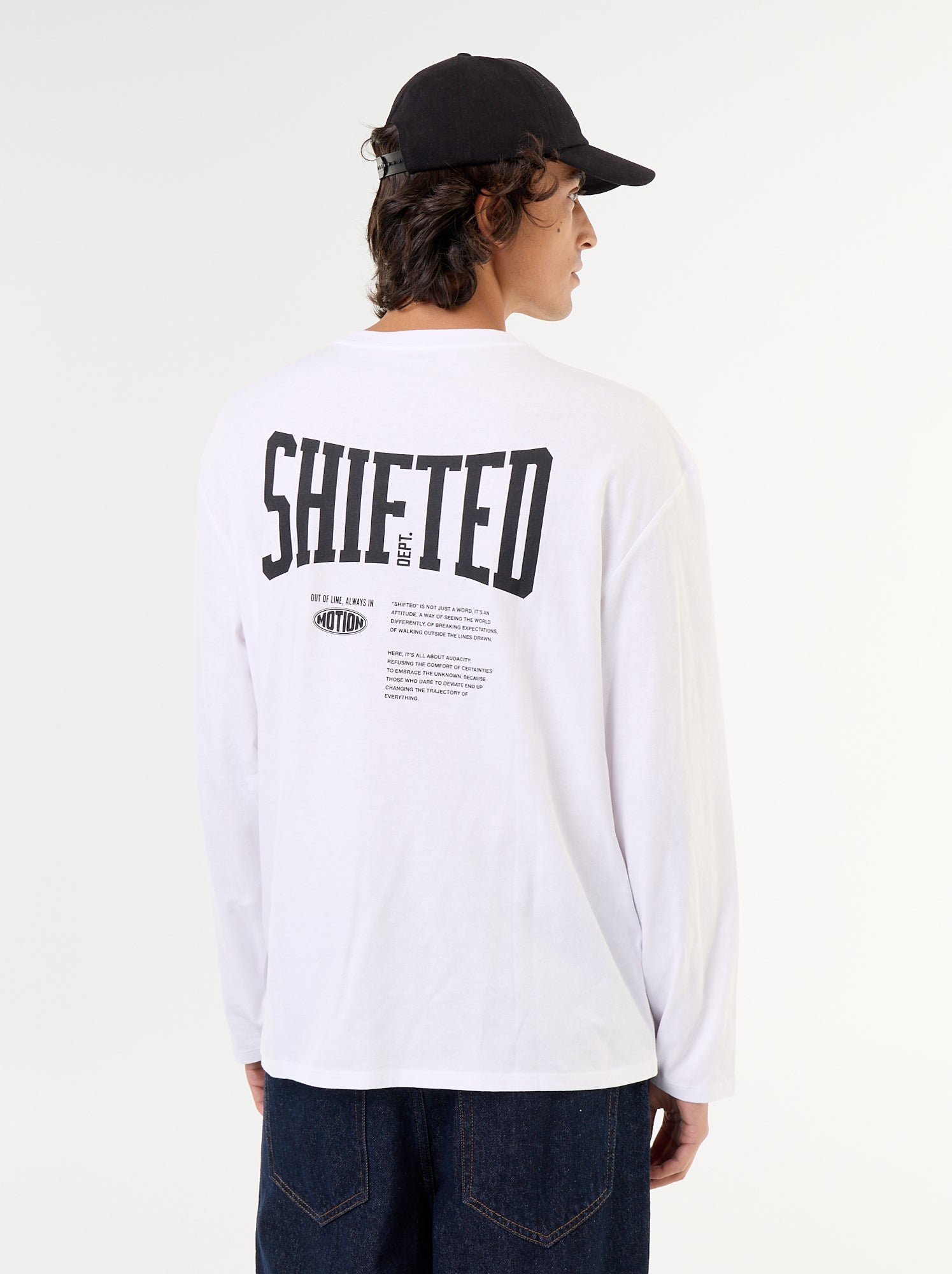 Tee-shirt à manches courtes imprimé recto verso - Blanc