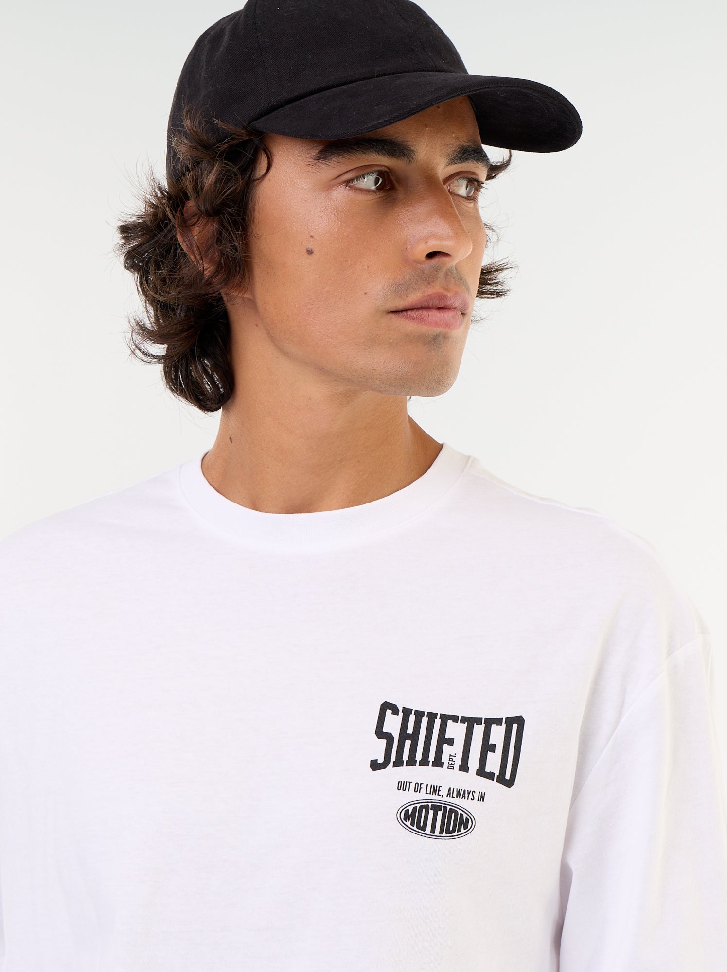 Tee-shirt à manches courtes imprimé recto verso - Blanc