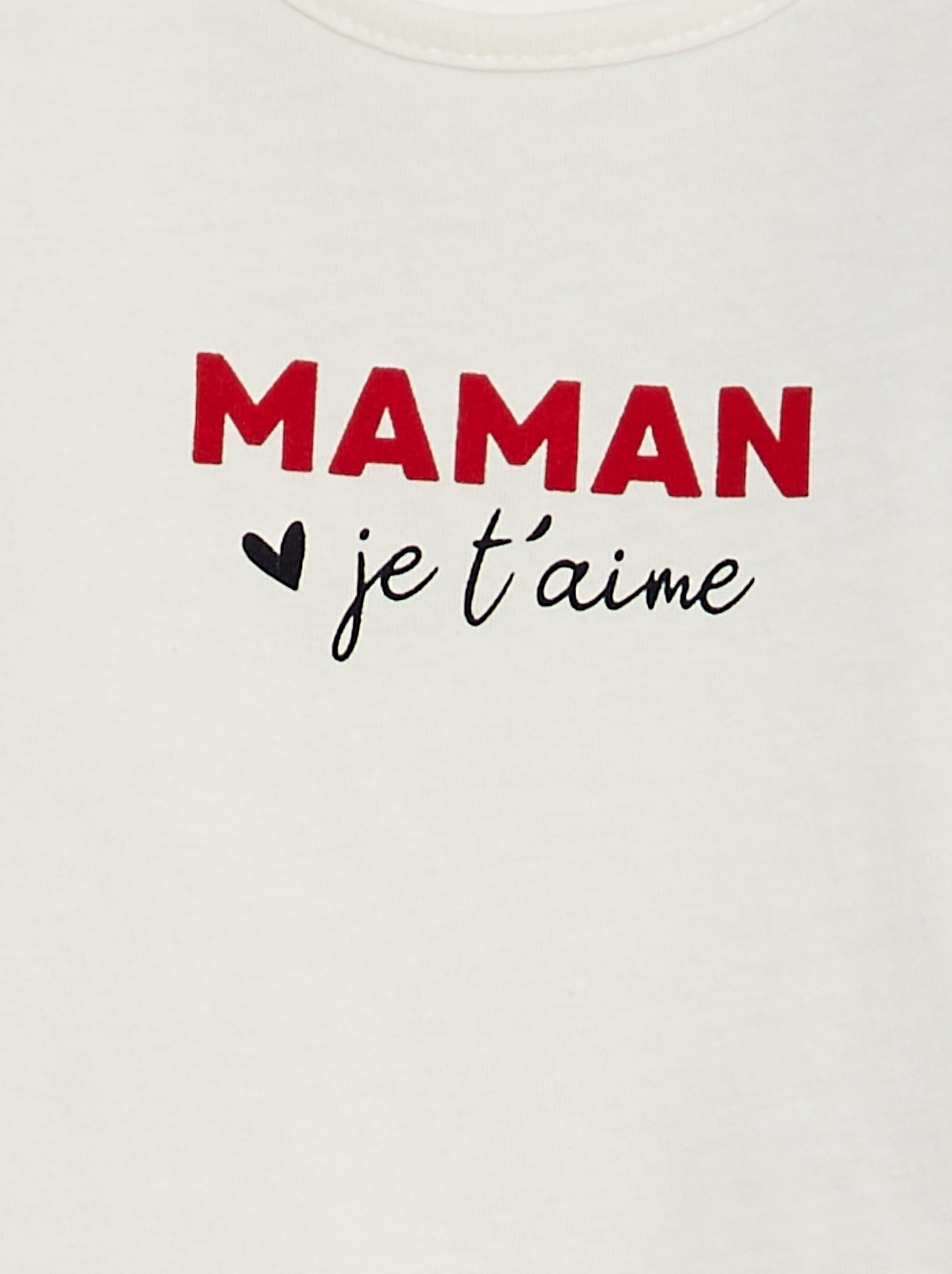 Tee-shirt à message - Maman