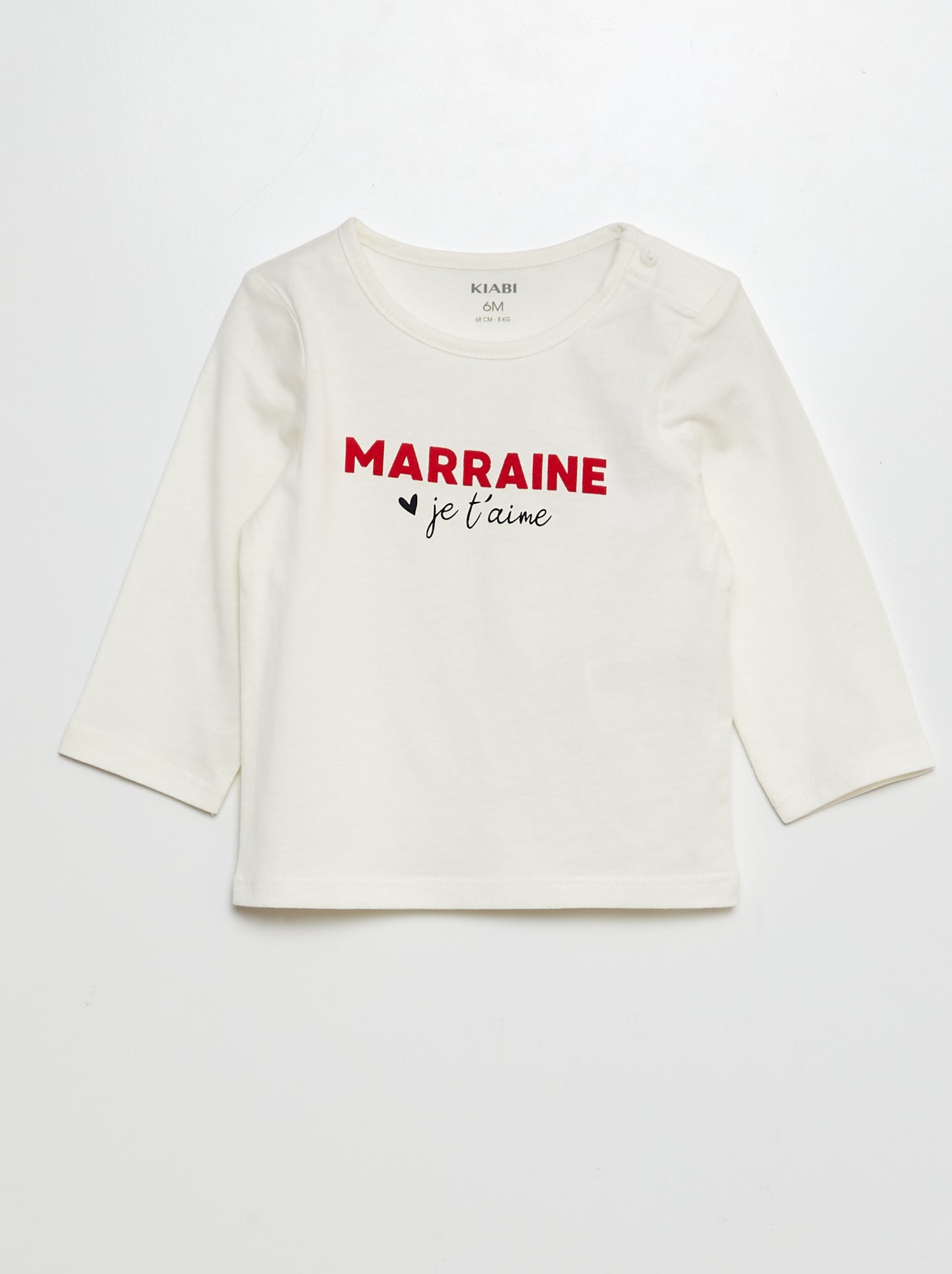 Tee-shirt à message - Marraine